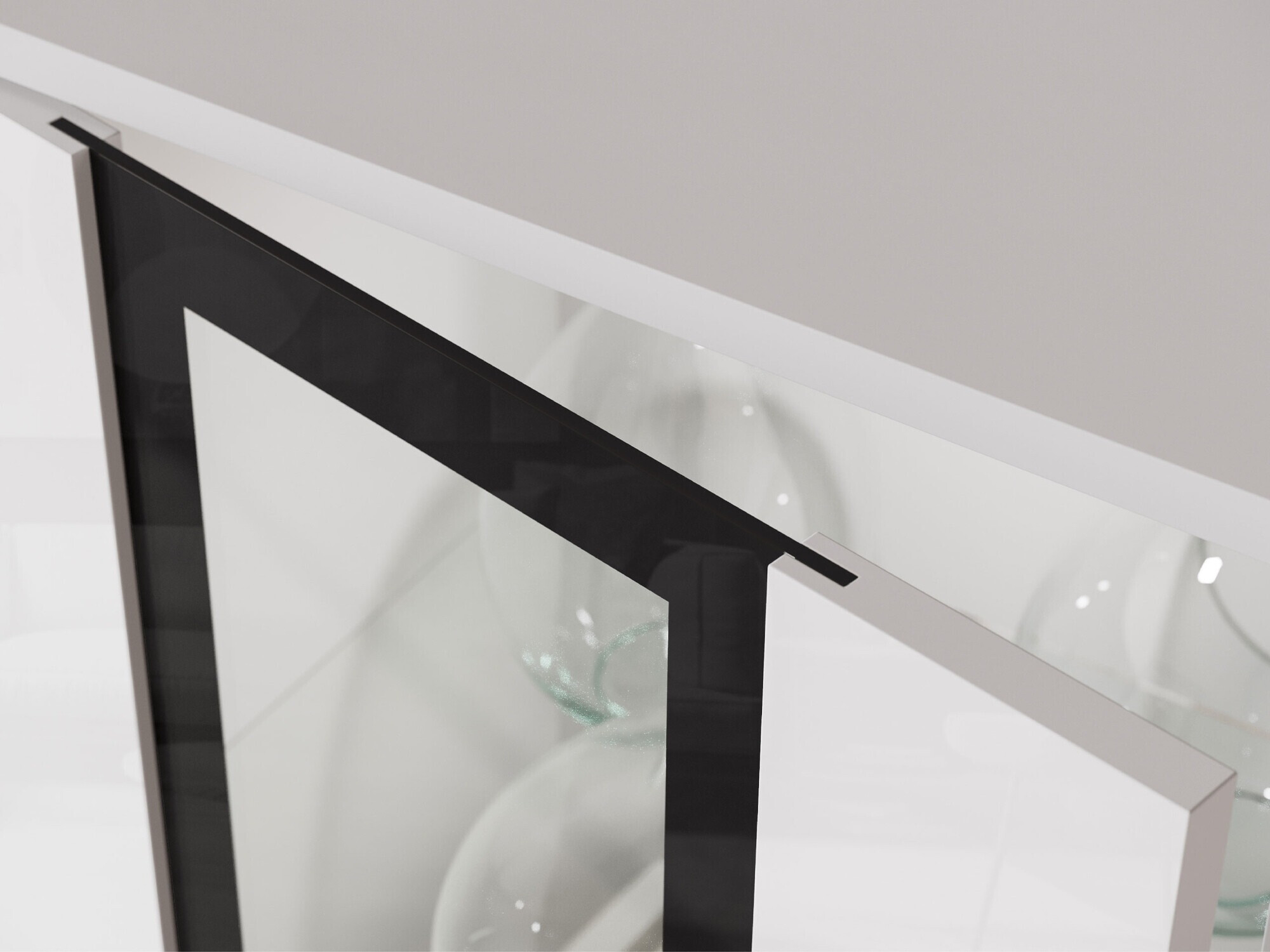 Wohnzimmer-Sets Torcame 103 (Weiß + Weiß glänzend)