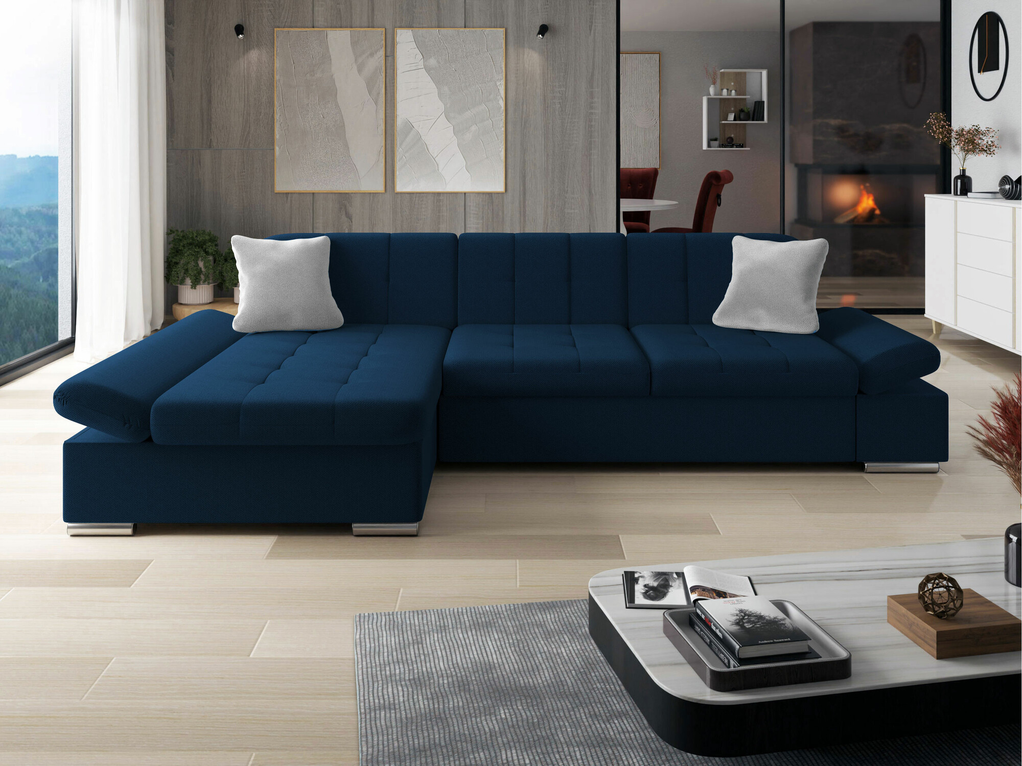 Ecksofa Comfivo 219 (Kronos 09 + Paros 05)