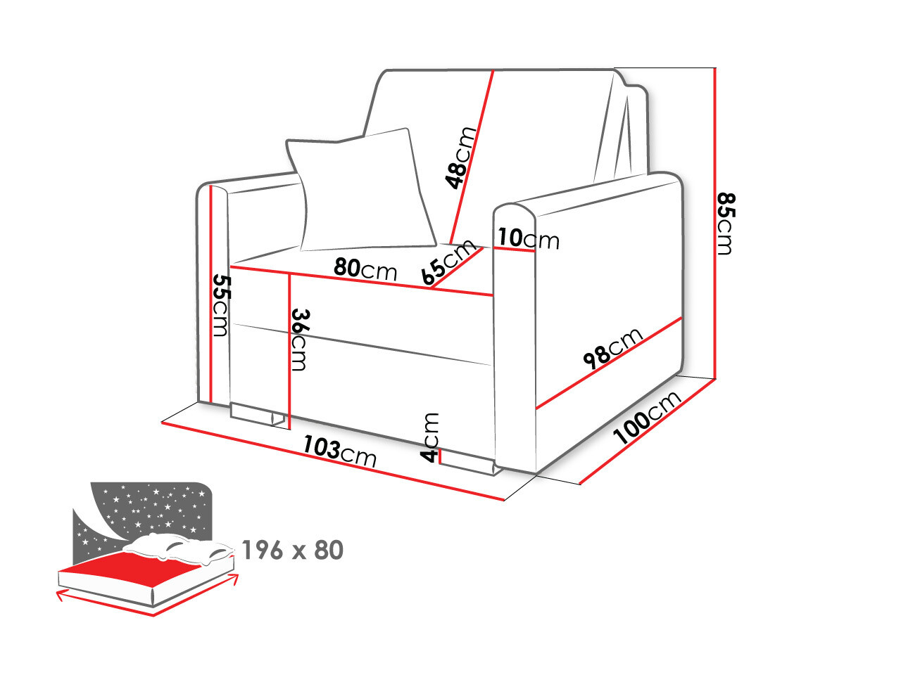 Sessel Columbus 207 (Tilia 77)