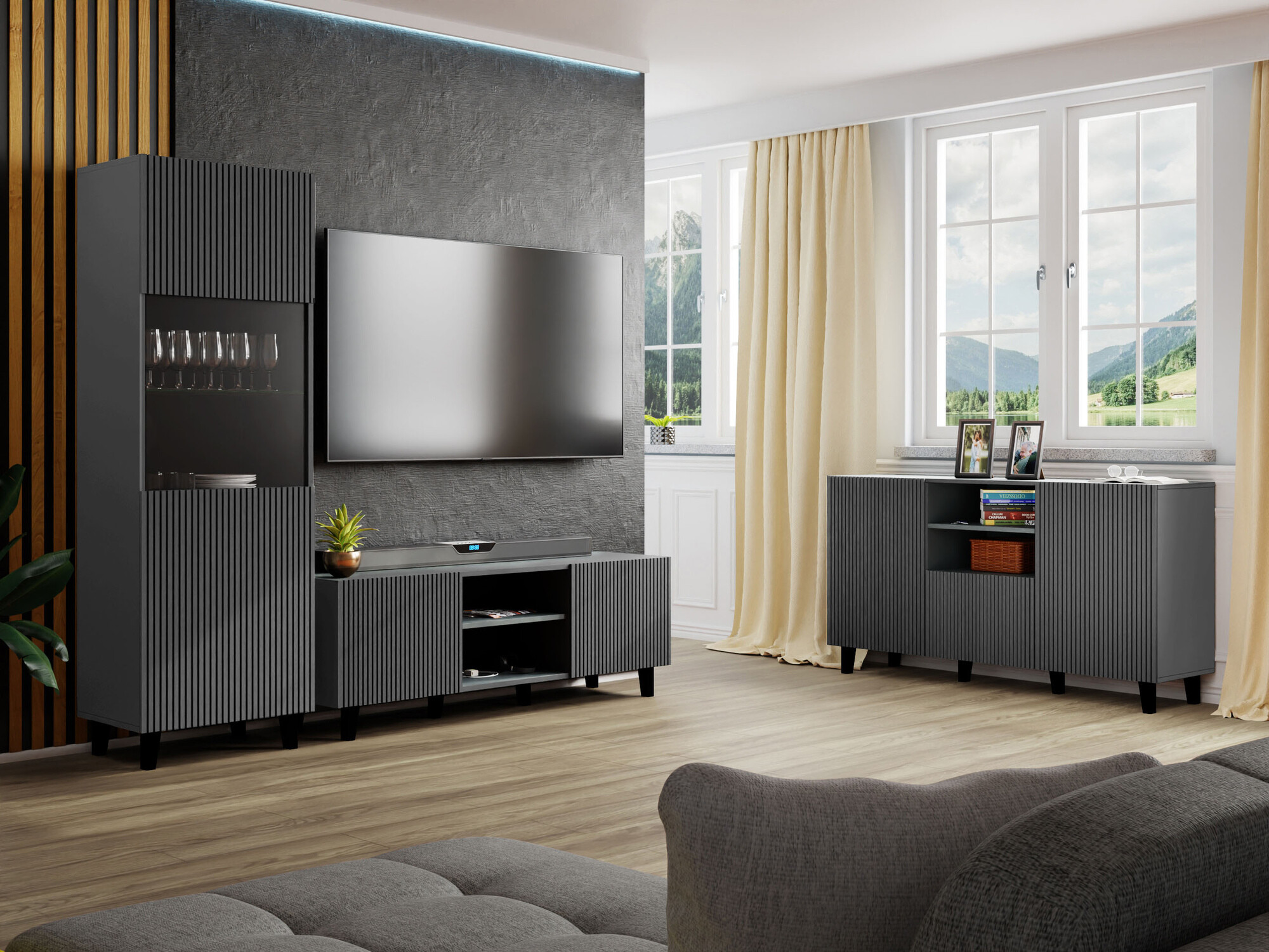 Sideboard Comes I (Anthrazit)