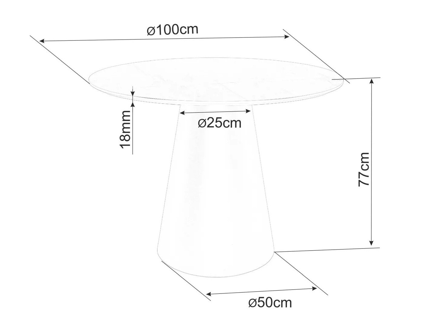 Tisch Detroit 733 (Eichenholzoptik + Kaschmir)