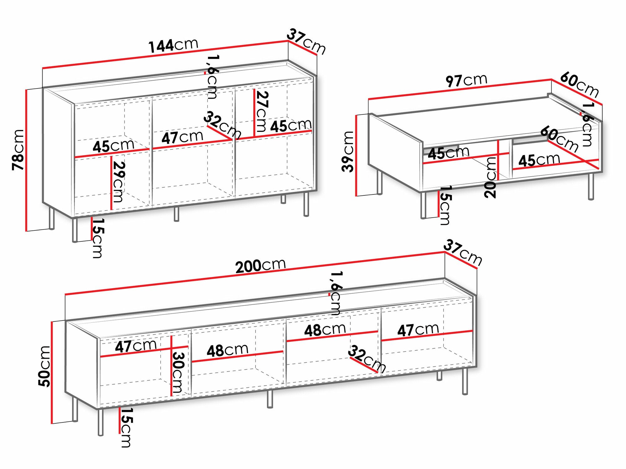 Wohnzimmer-Sets Comfivo Belviro I