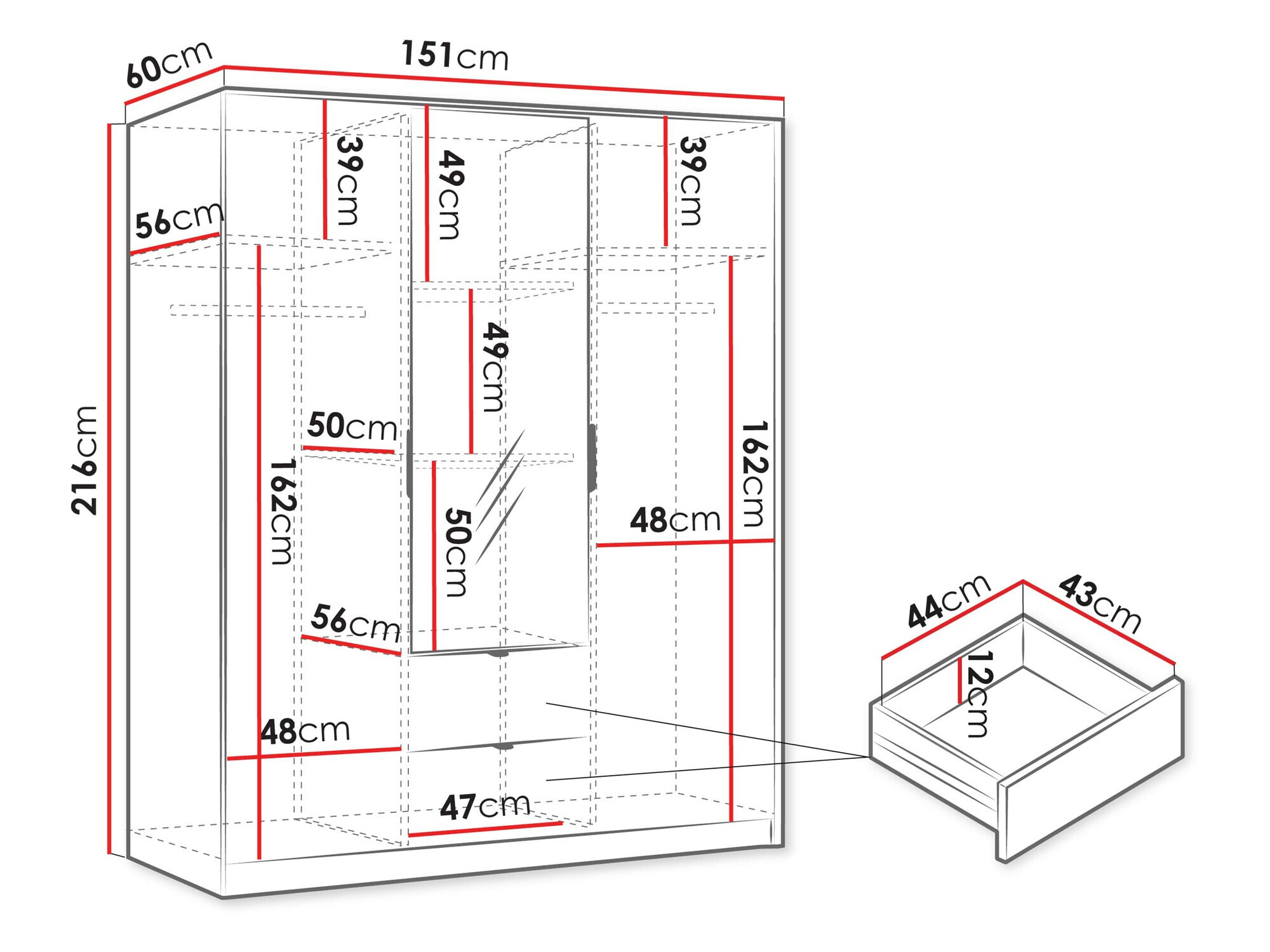 Kleiderschrank Comfivo Papilio I