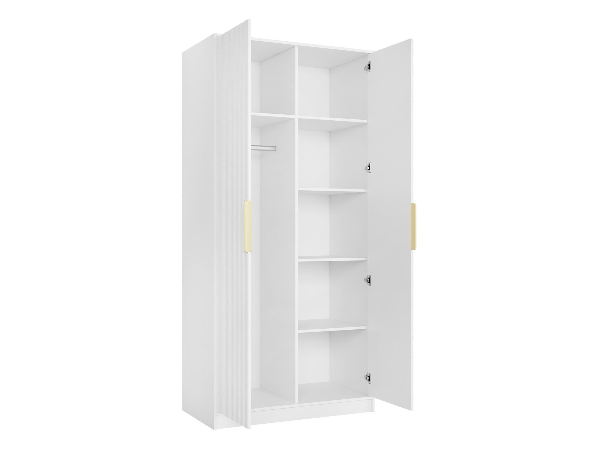 Kleiderschrank Comfivo Papilio II (Weiß)