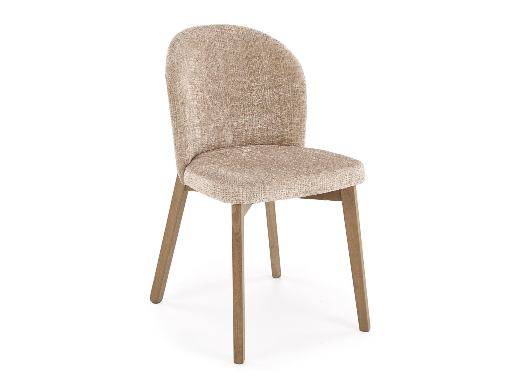 Stuhl Houston 1931 (Beige + Walnussholzoptik)