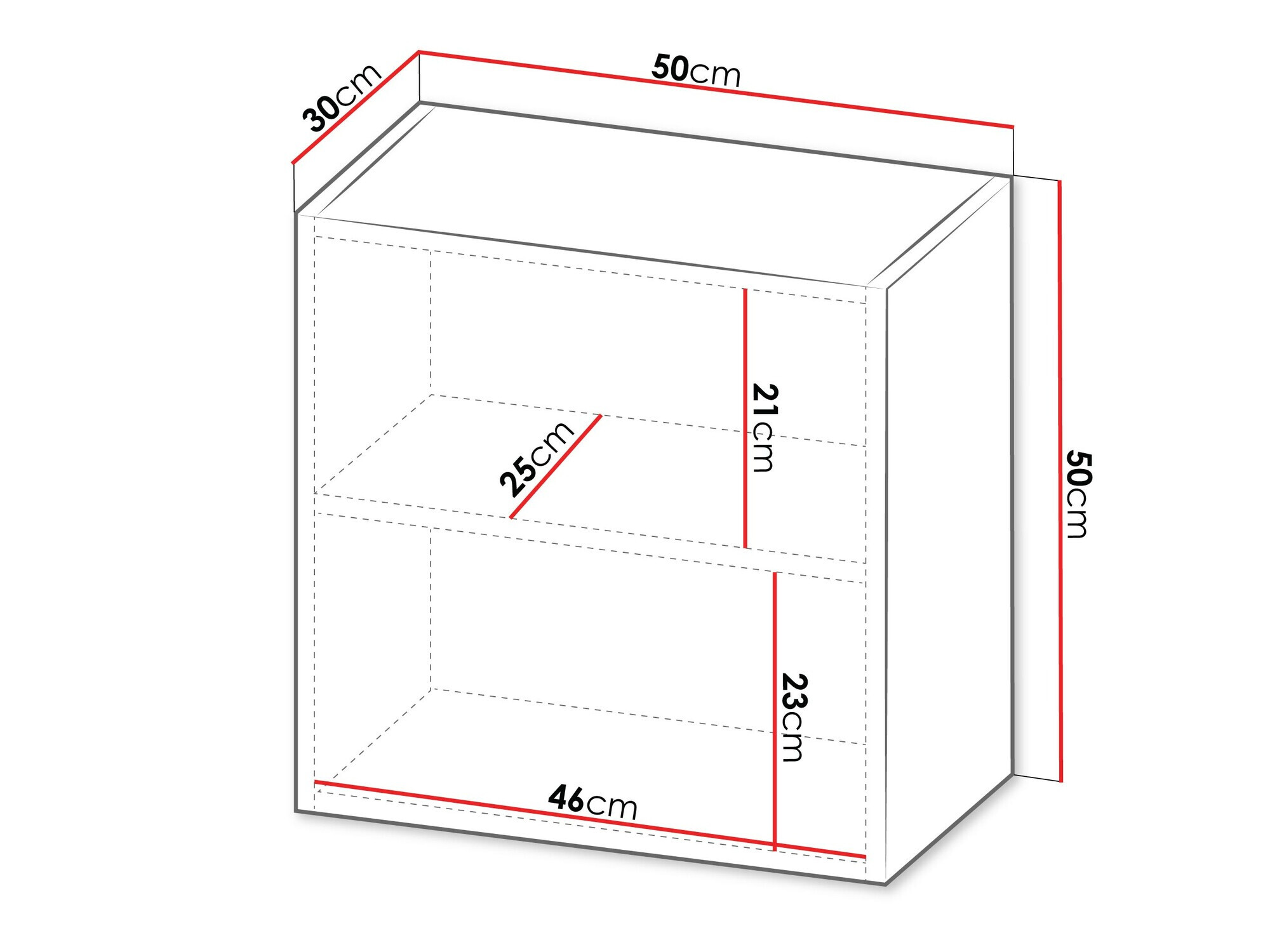 Hängeschrank Species I (Schwarz)