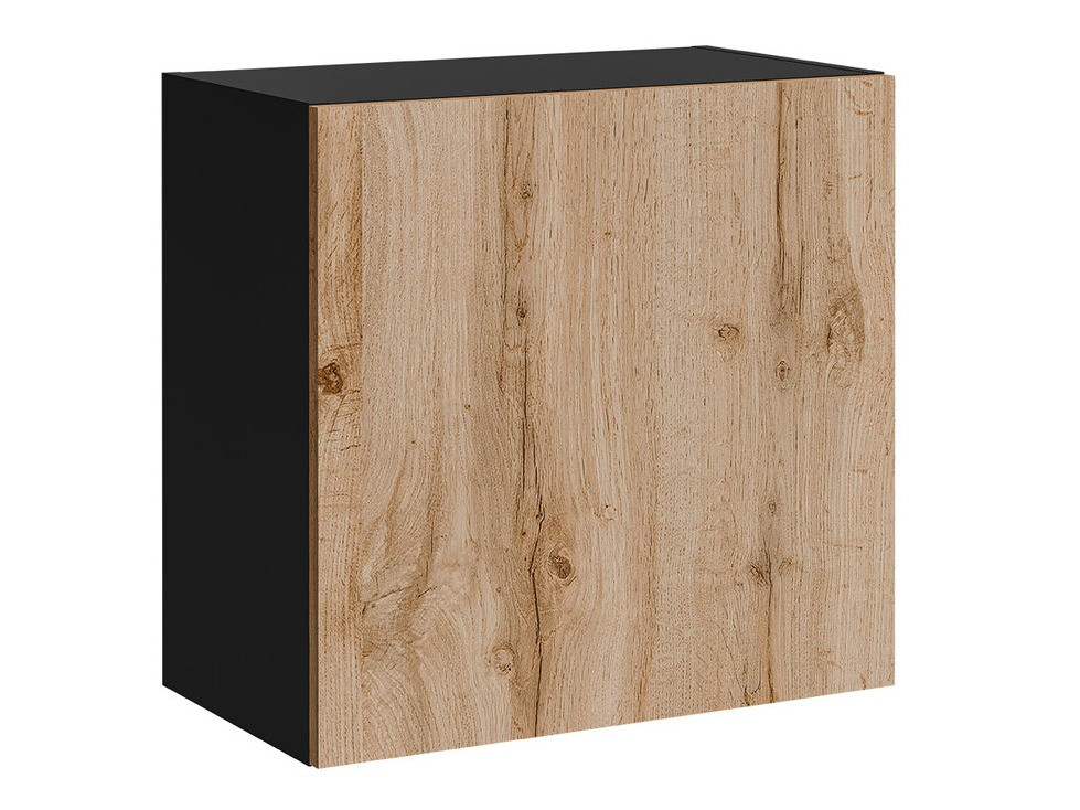 Hängeschrank Species (Schwarz + Wotan Eiche)
