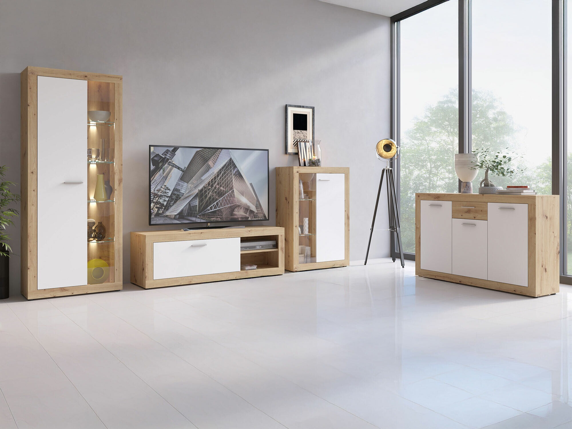 Wohnzimmer-Sets Sevcavu 106 (Ja)