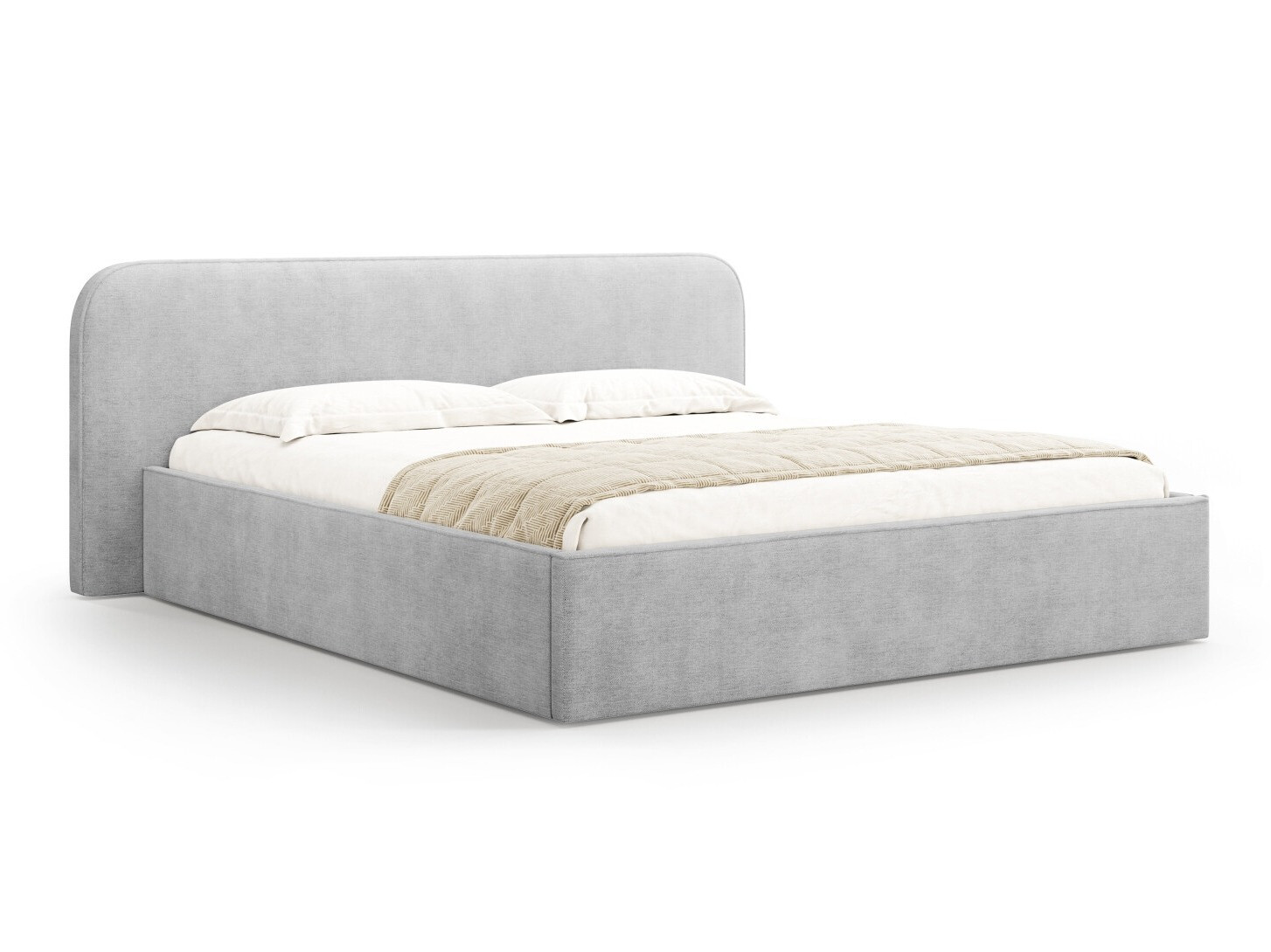 Bett Beckley 158 (Babel Hellgrau)