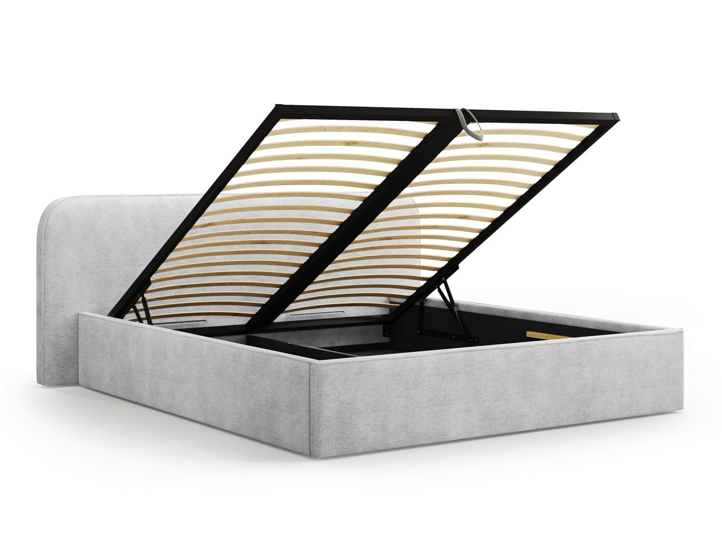 Bett Beckley 158 (Babel Hellgrau)