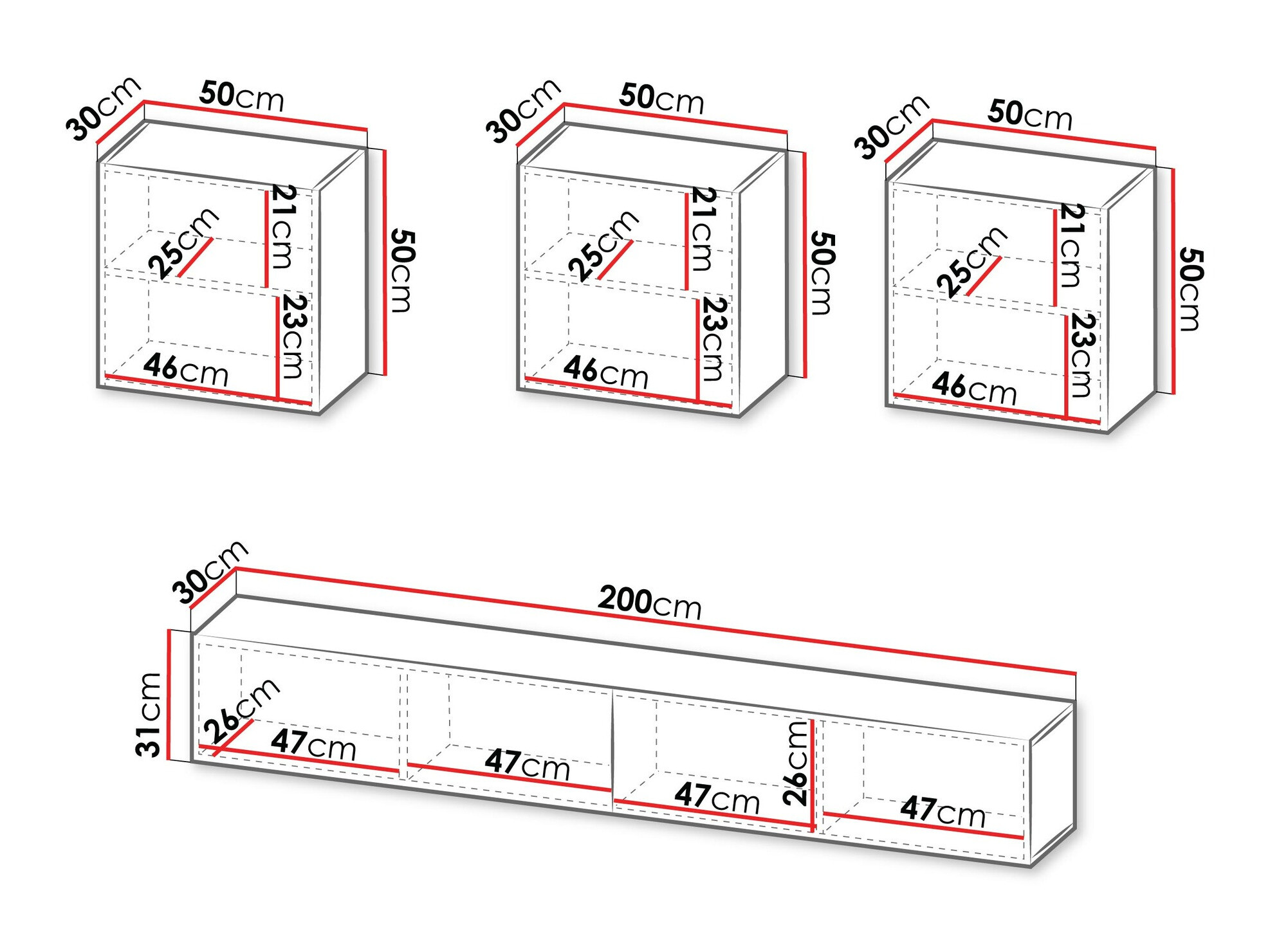 Wohnzimmer-Sets Species IV (Schwarz)