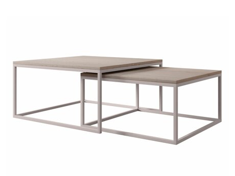 Couchtischset Oswego 133 (Helles Holz + Kaschmir)