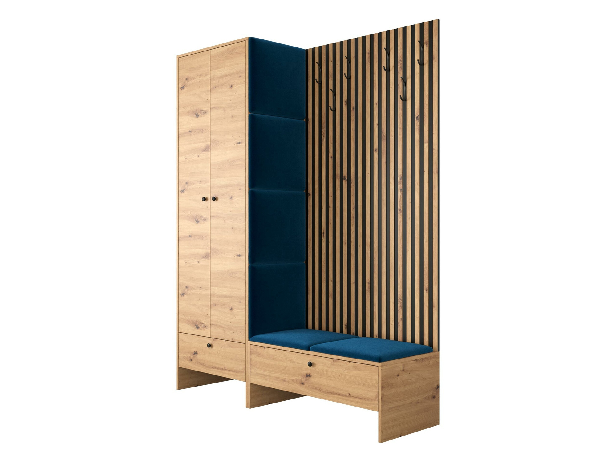 Flurgarnitur Donio III (Artisan Eichenholzoptik + Manila 26)