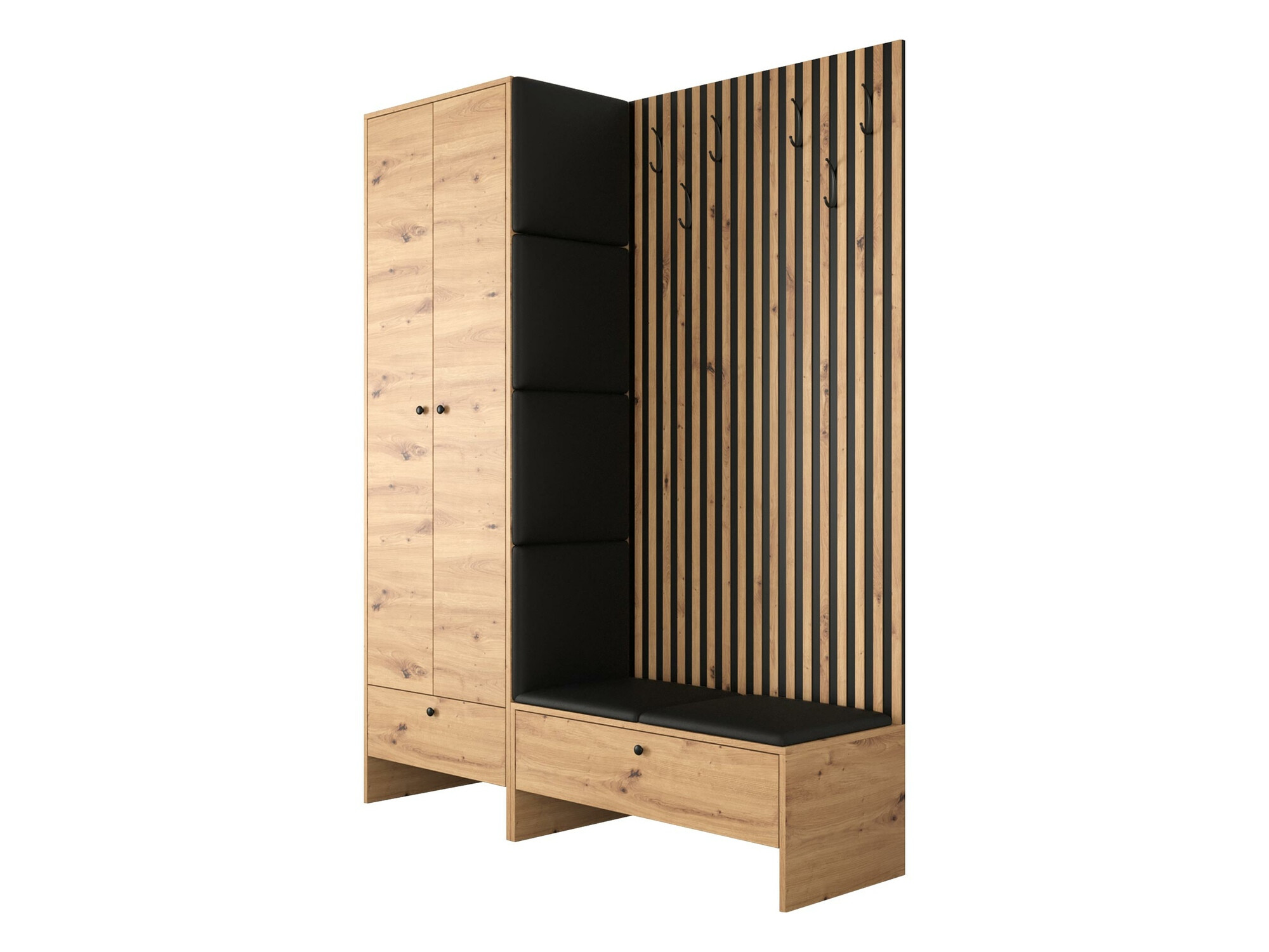 Flurgarnitur Donio III (Artisan Eichenholzoptik + Soft 011)