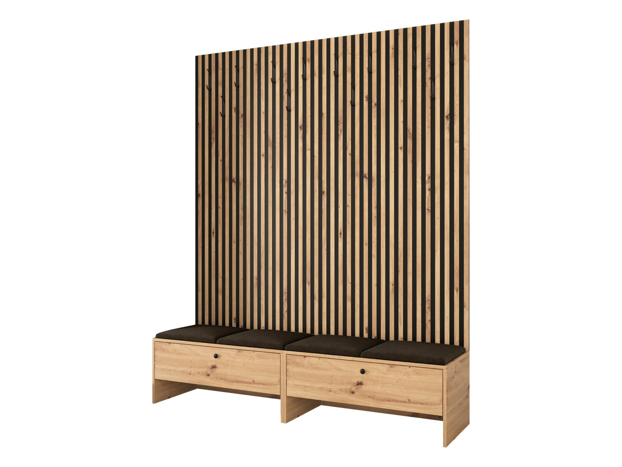 Flurgarnitur Donio V (Artisan Eichenholzoptik + Manila 04)