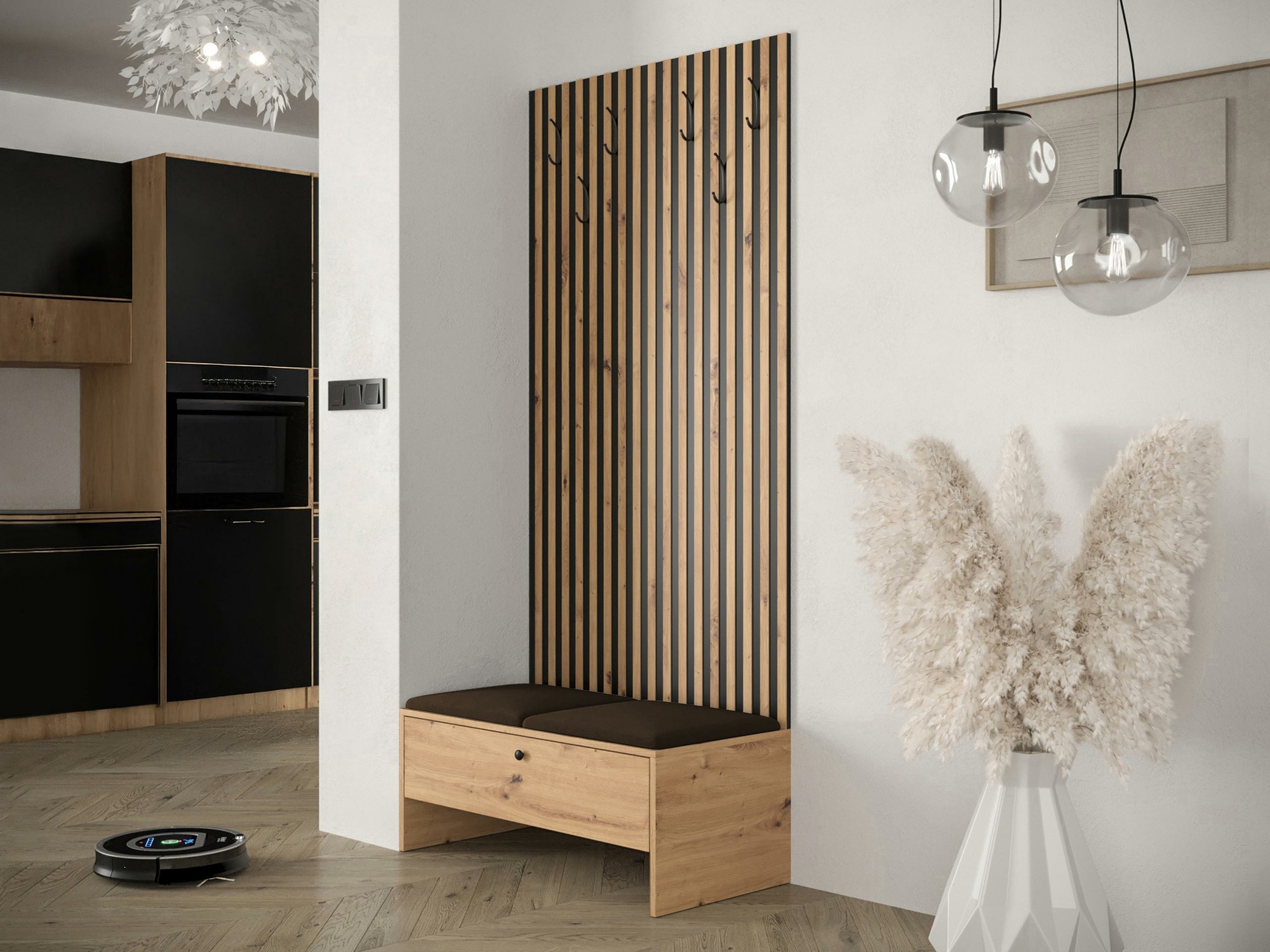 Flurgarnitur Hartford 321 (Artisan Eichenholzoptik + Manila 04)