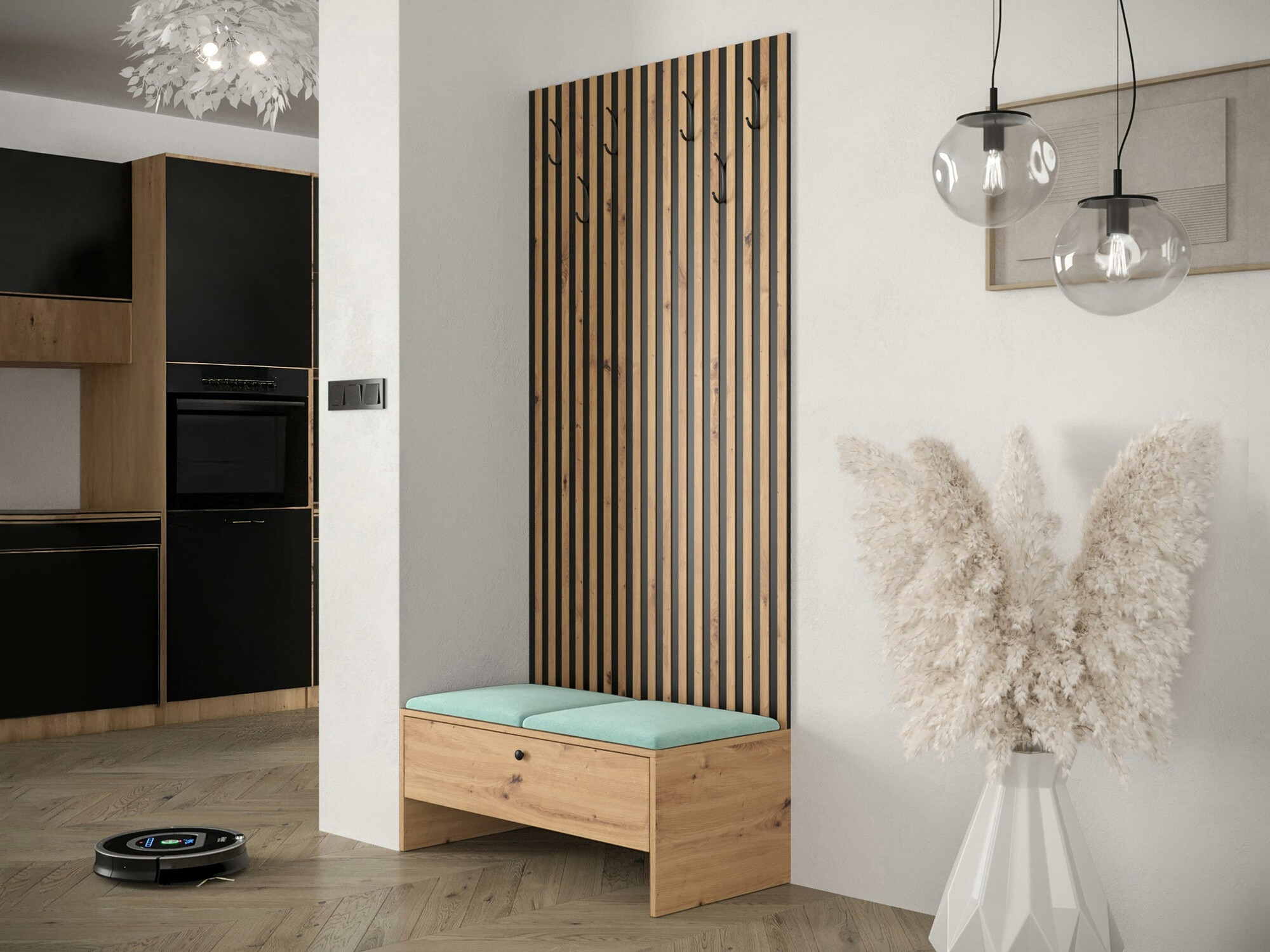 Flurgarnitur Hartford 321 (Artisan Eichenholzoptik + Manila 11)