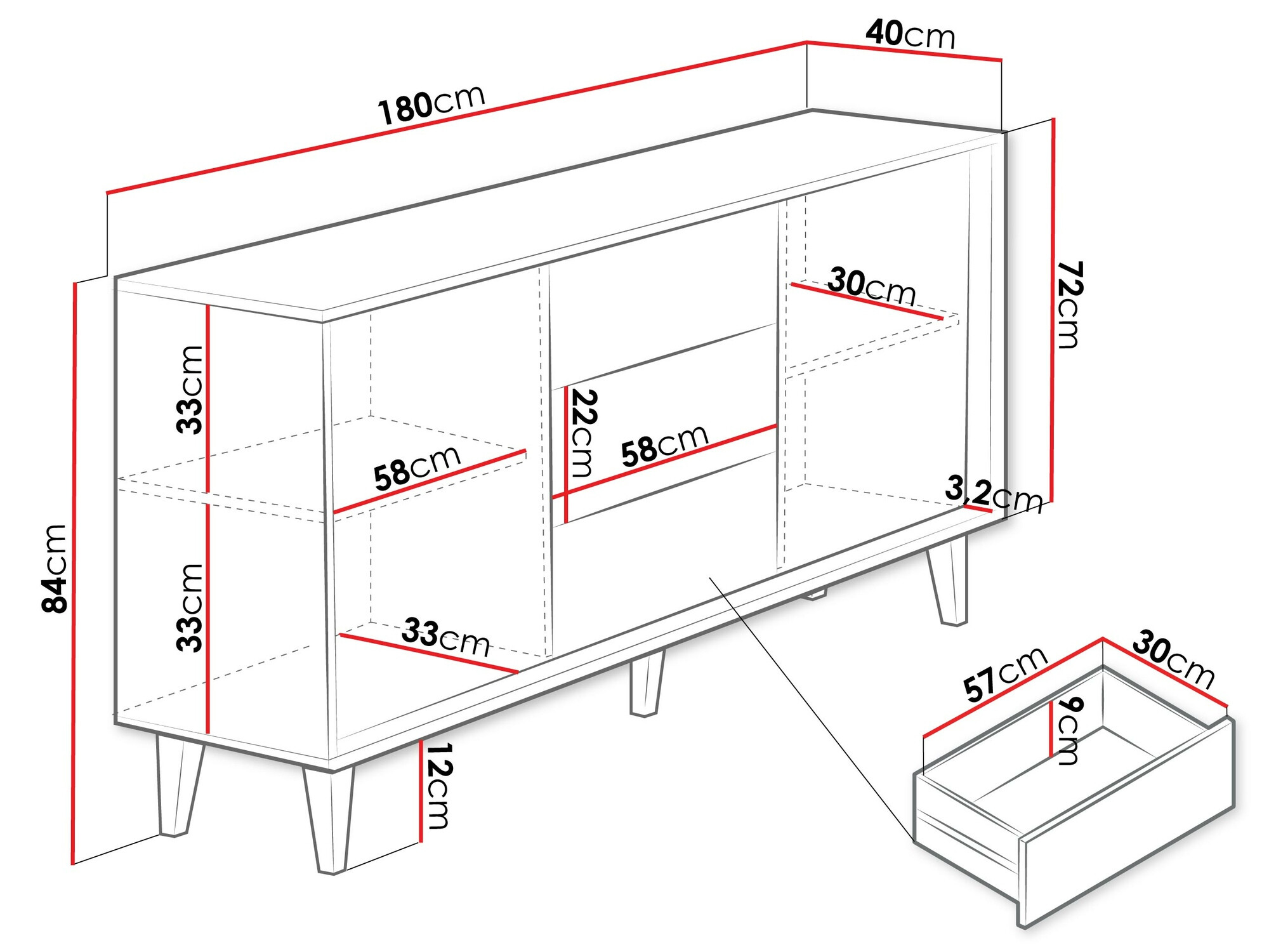Kommoden Comfivo Romtori I