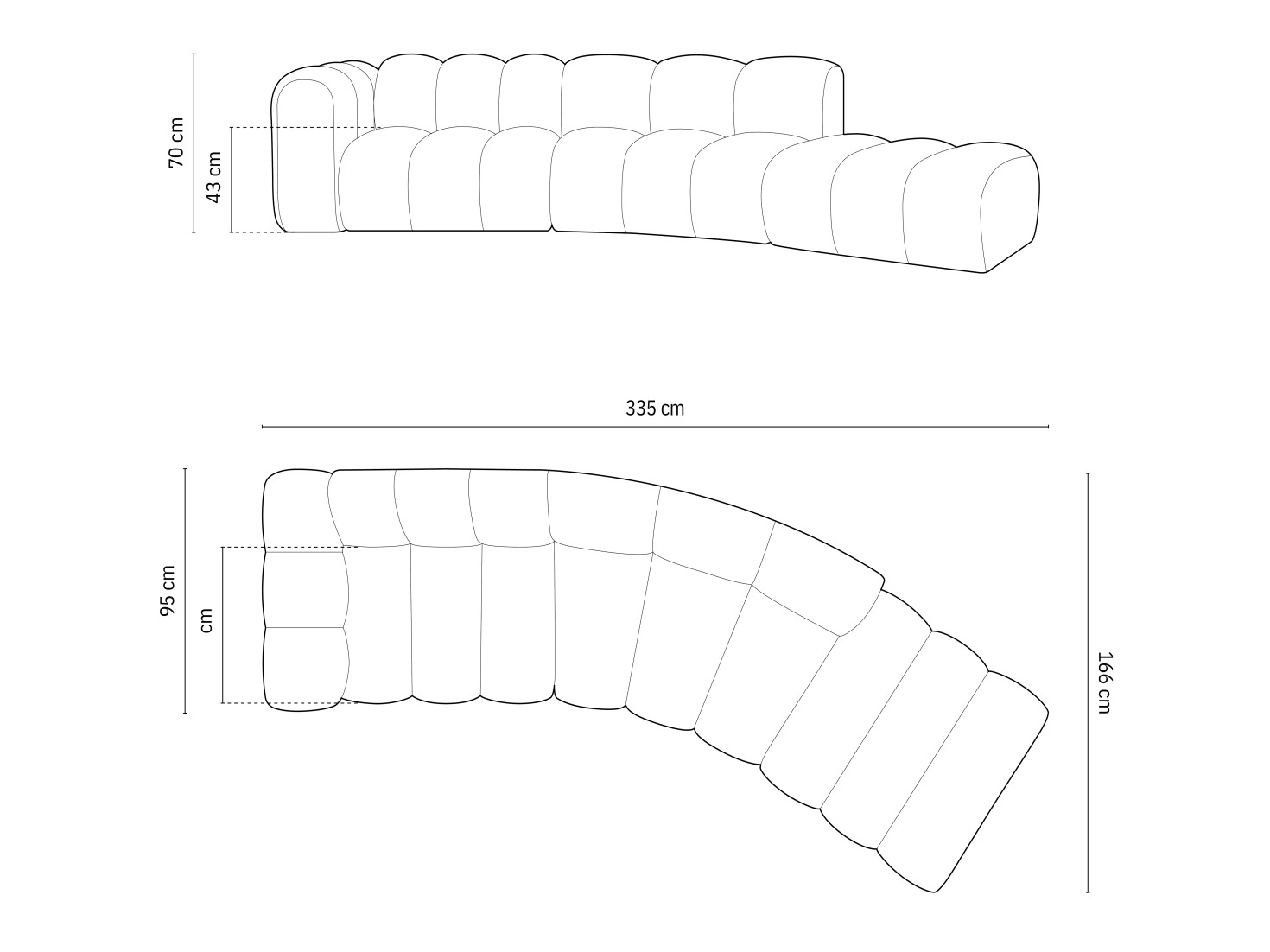 Modulares Sofa Cirleve 107 (Salvador 01)
