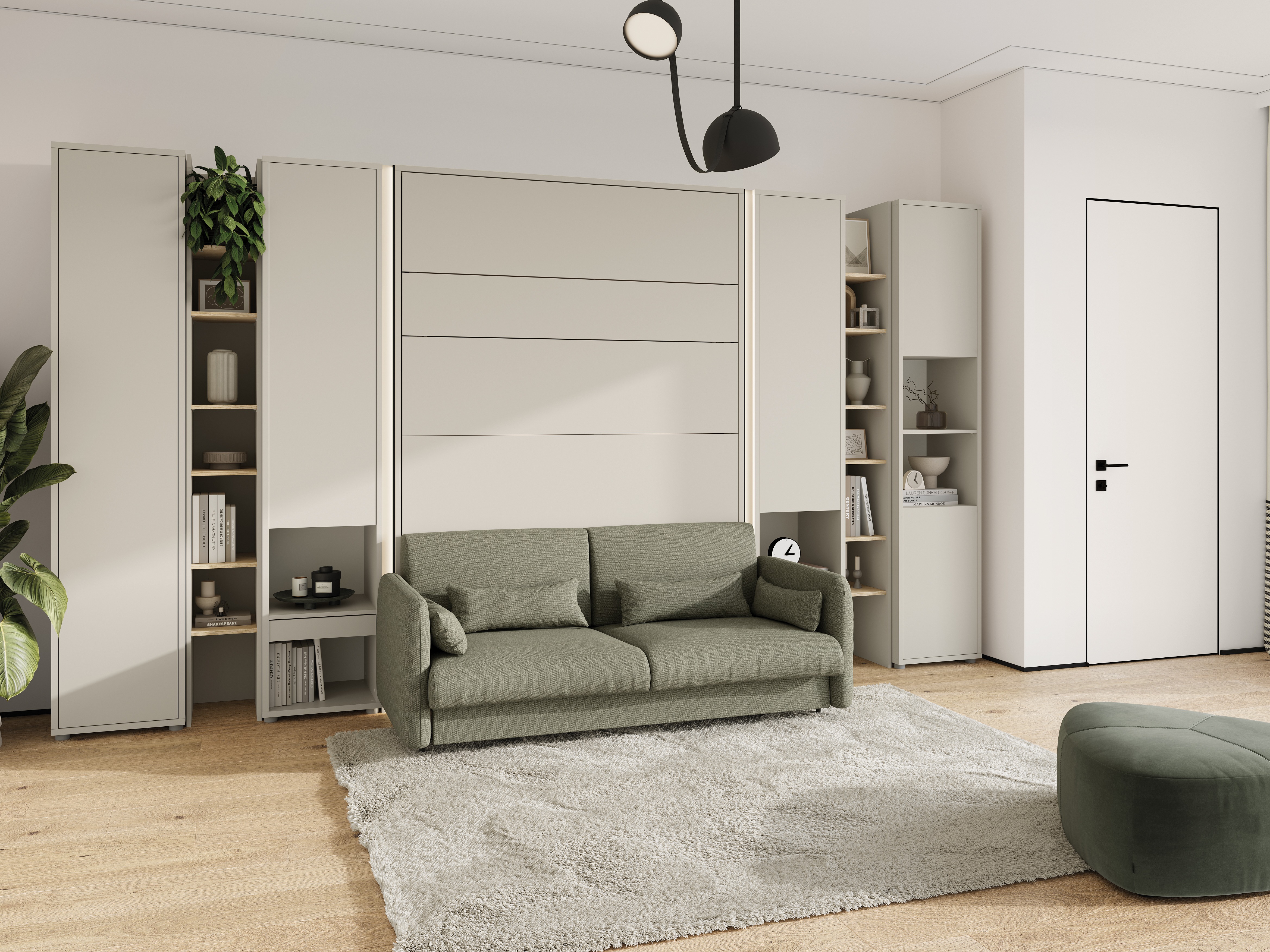 Schrankbett Concept Pro Lenart Levfere 102 (Kaschmir)