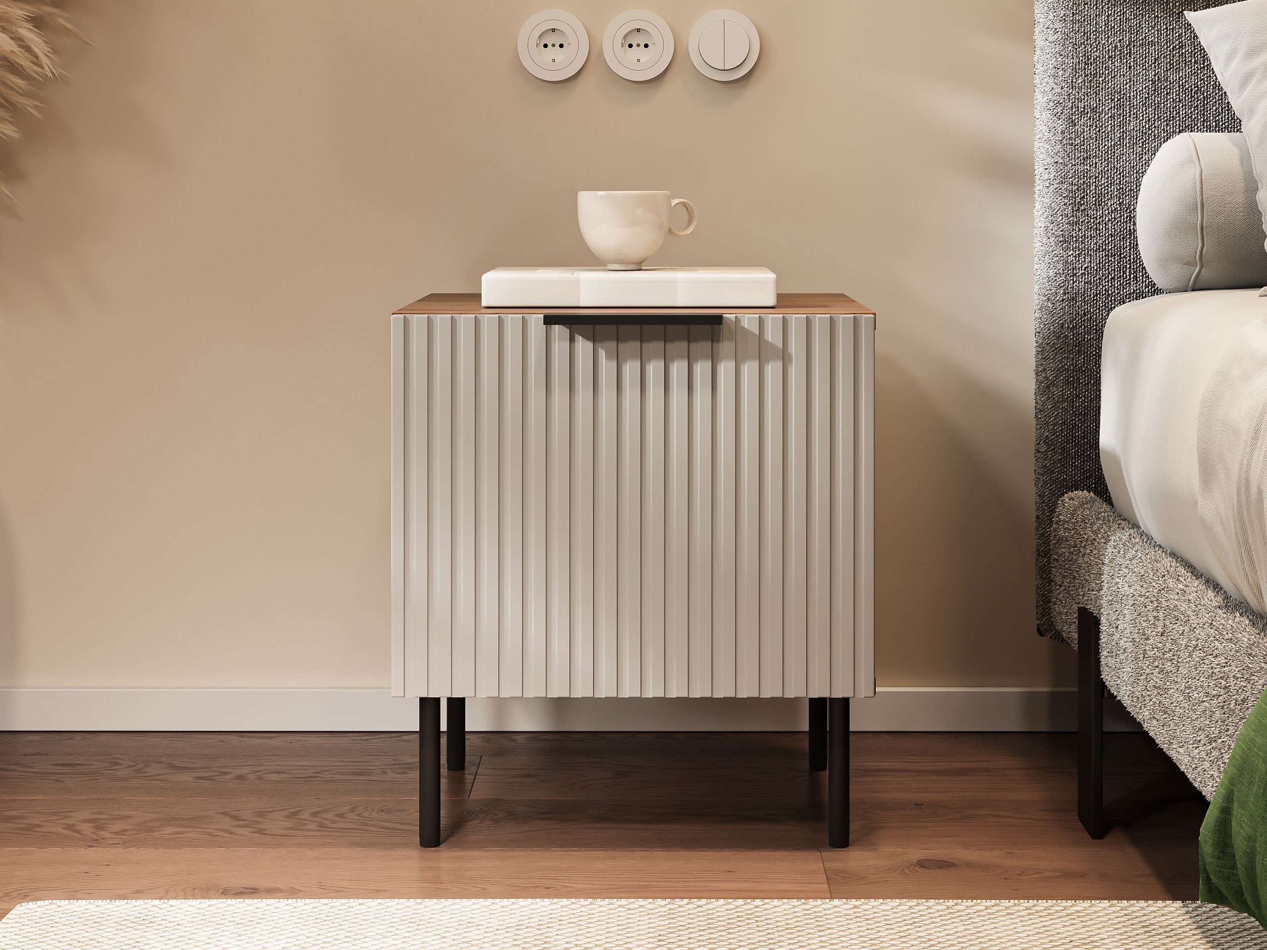 Set mit Nachttischen Mardalu 106