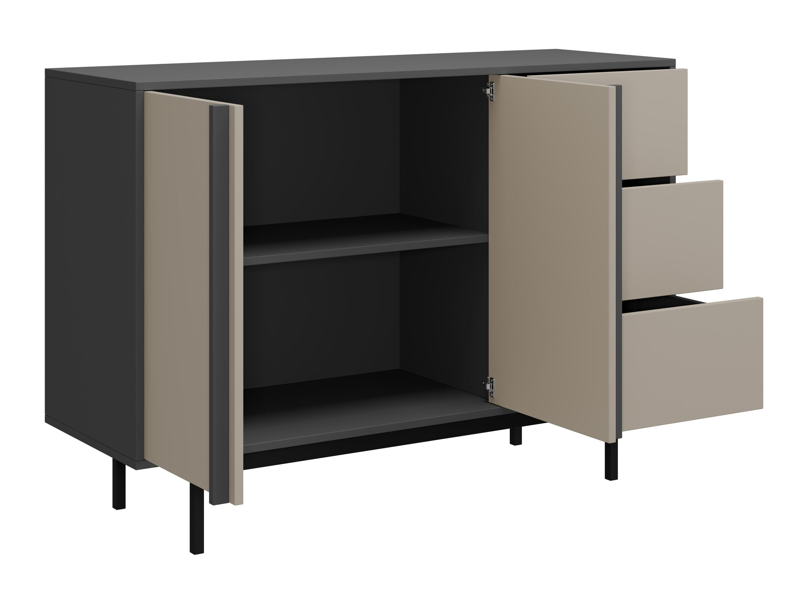 Kommoden Levali 106 (Staubiges Grün)