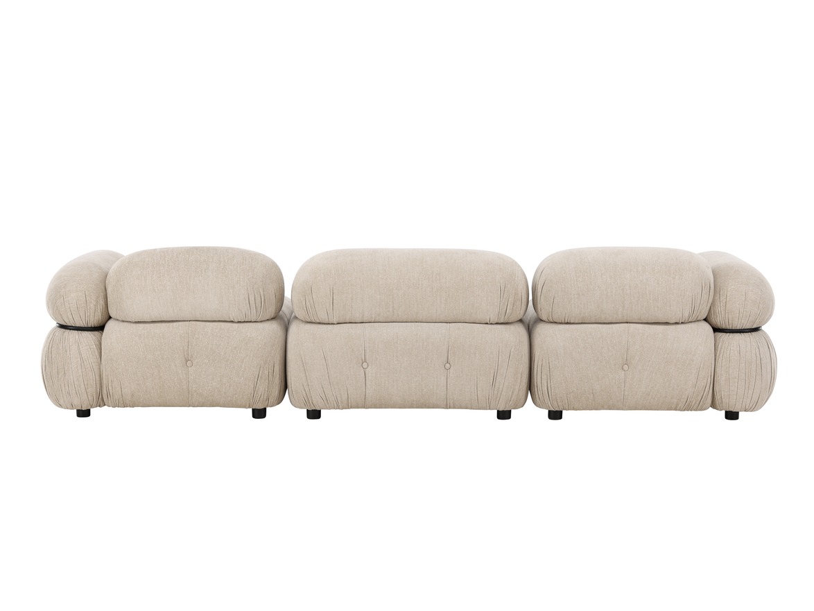 Modulares Sofa Evardale 104 (Beige + Schwarz)