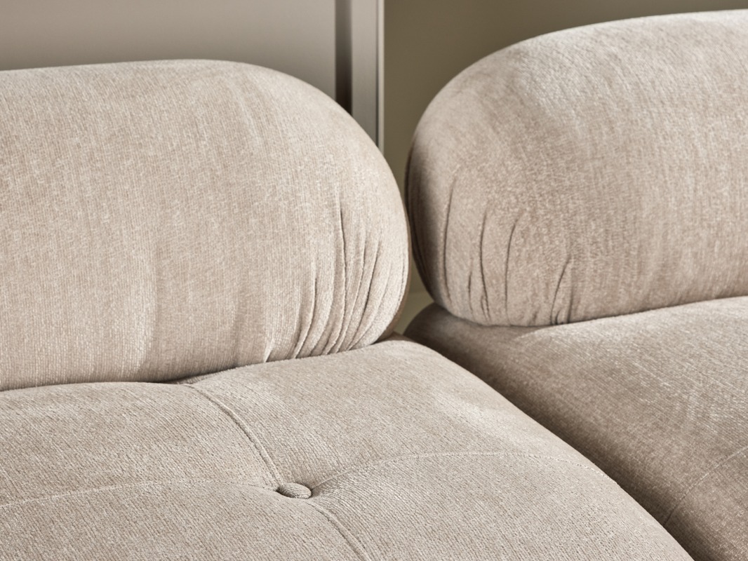 Modulares Sofa Evardale 104 (Beige + Schwarz)