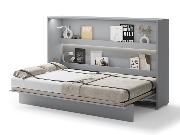 Schrankbett Concept Pro Lenart V (Grau)
