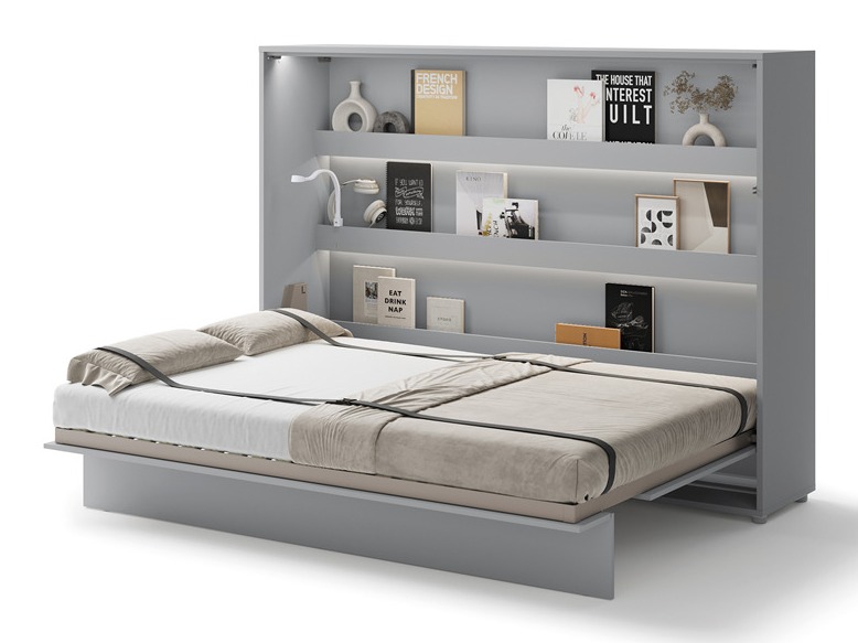 Schrankbett Concept Pro Lenart V (Grau)