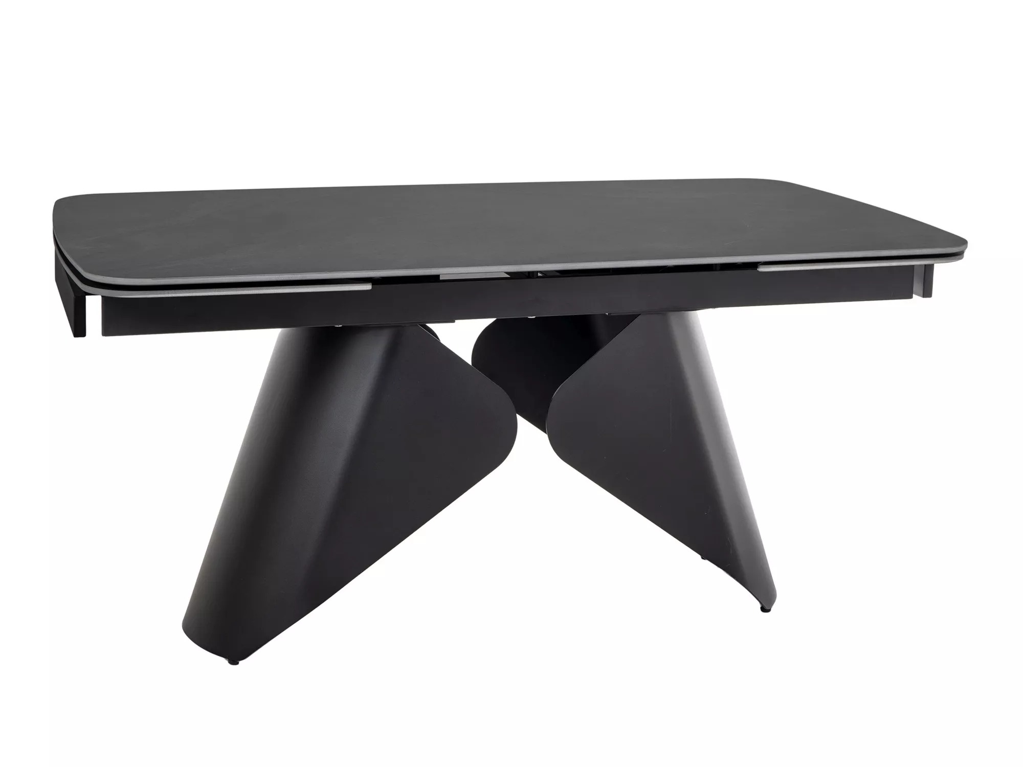 Tisch Detroit 757 (Schwarzer Marmor + Schwarz)