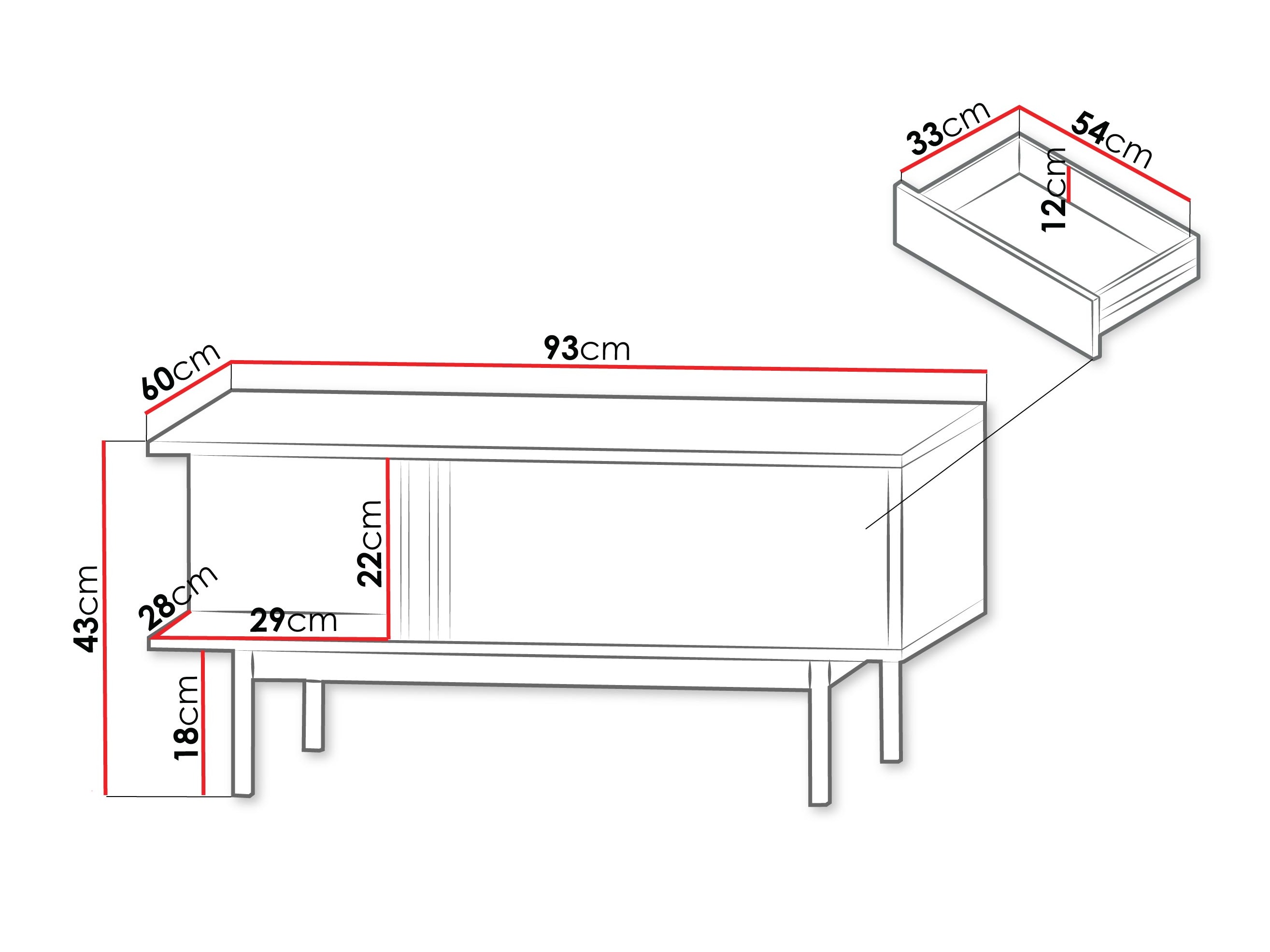 Couchtisch Levali 111 (Beige)