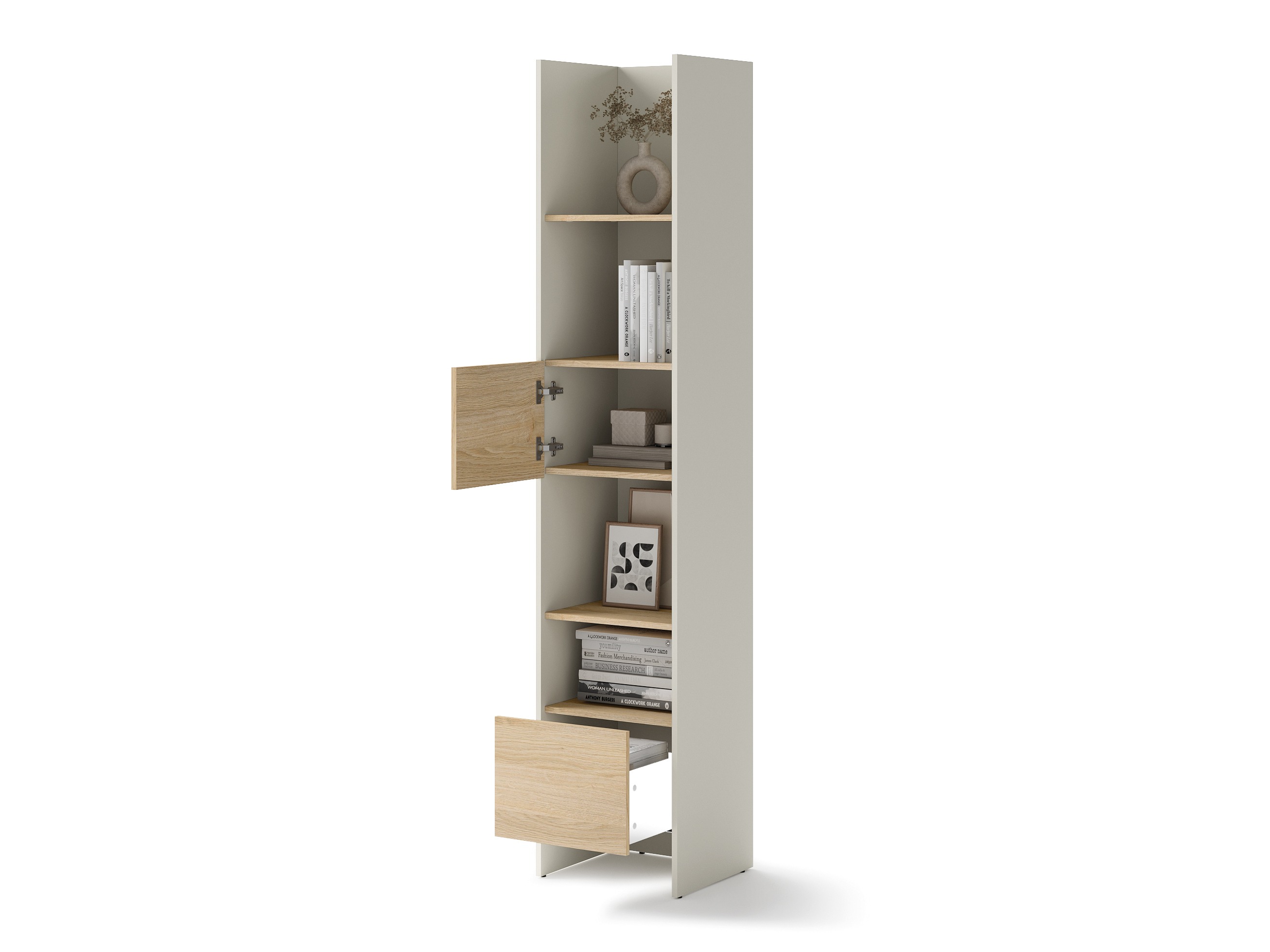 Regal Concept Pro Lenart VI (Kaschmir + Eichenholzoptik)