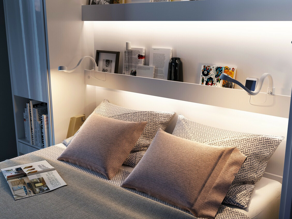 Schrankbett Concept Pro Lenart Levfere 102 (Kaschmir)