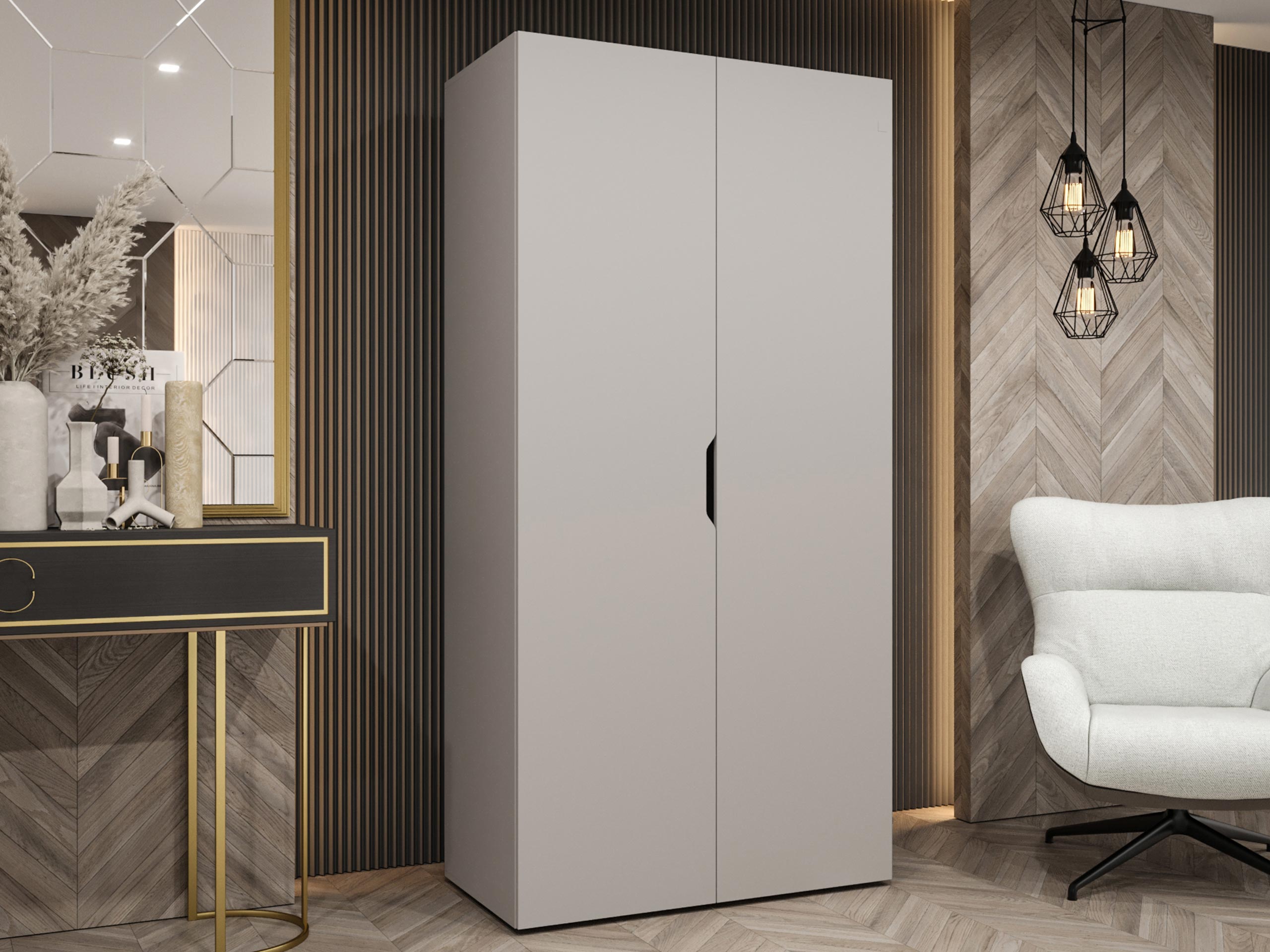 Kleiderschrank Hartford 509 (Kaschmir)