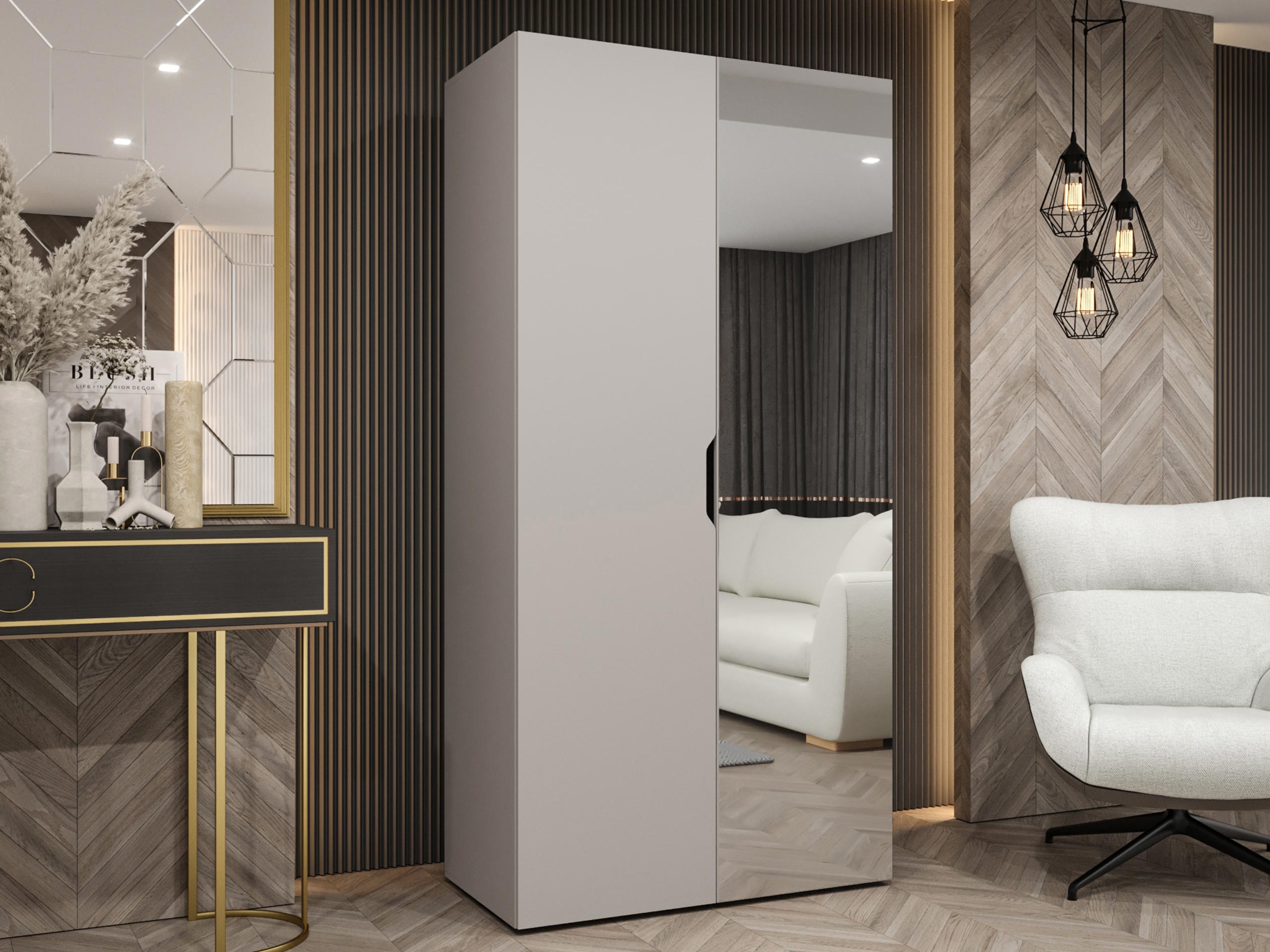 Kleiderschrank Hartford 510 (Kaschmir)