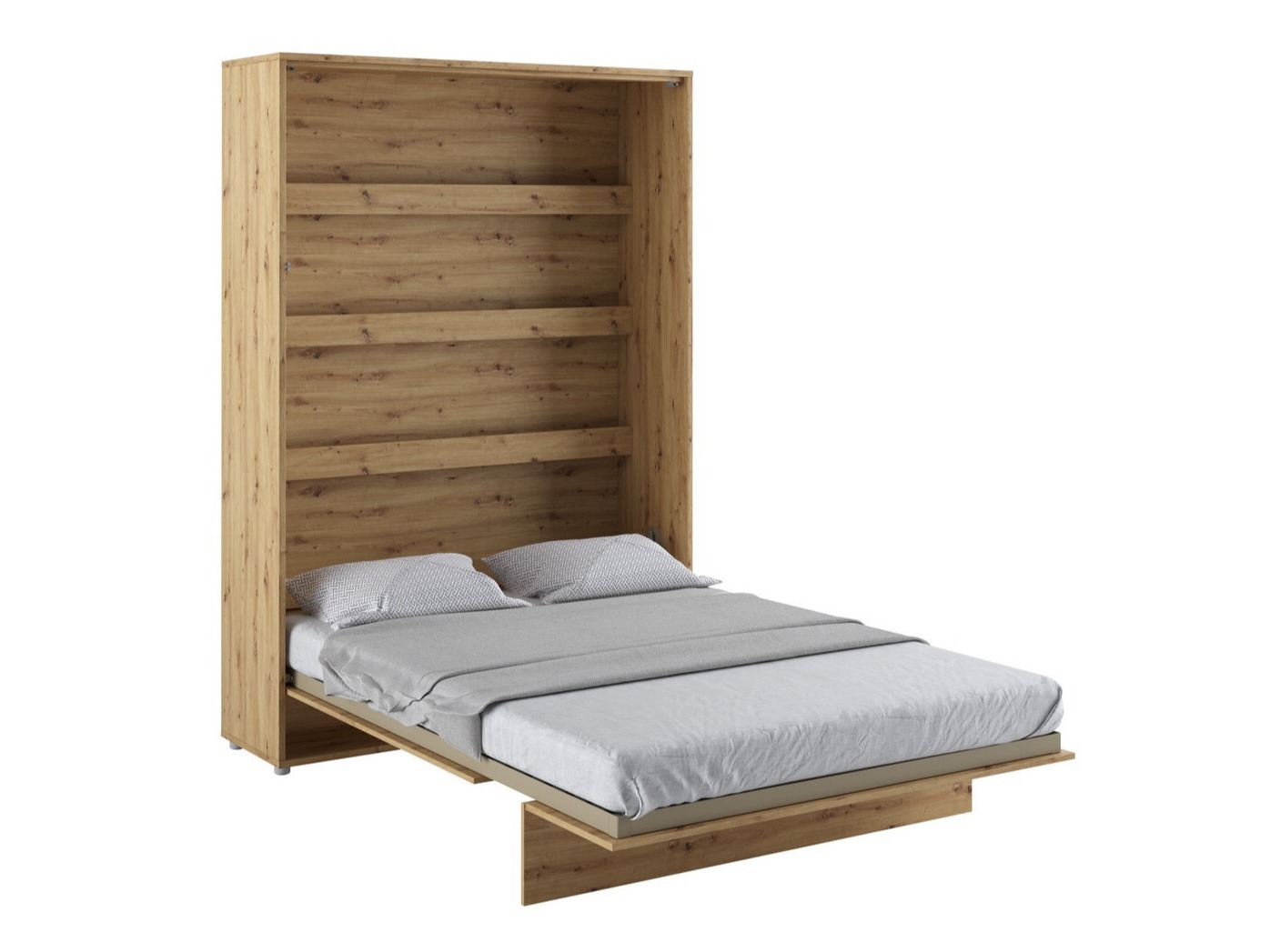 Schrankbett Concept Pro Lenart VII (Artisan Eichenholzoptik + Beige)