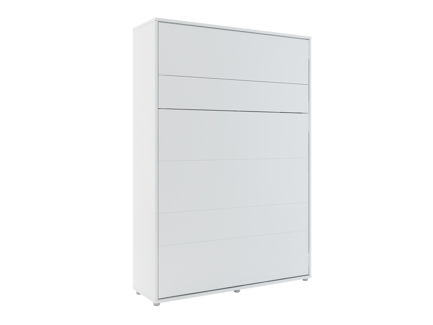 Schrankbett Concept Pro Lenart VII (Weiß + Grau)