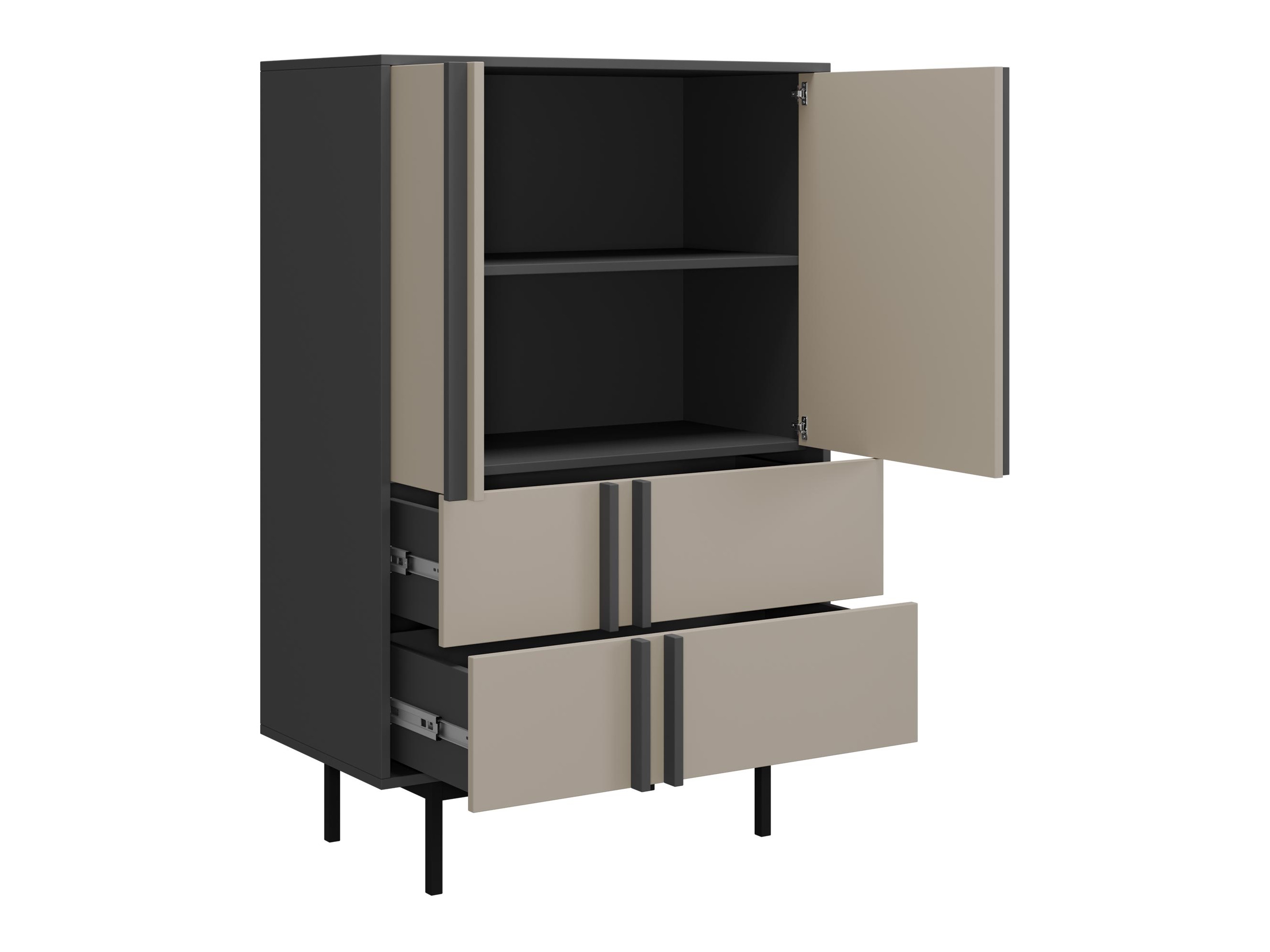 Wohnzimmer-Sets Levali 116 (Beige)