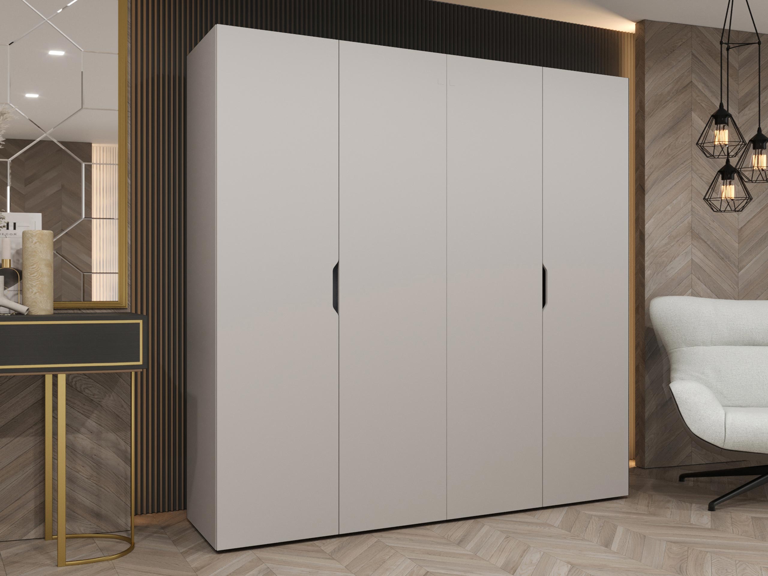 Kleiderschrank Hartford 513 (Kaschmir)