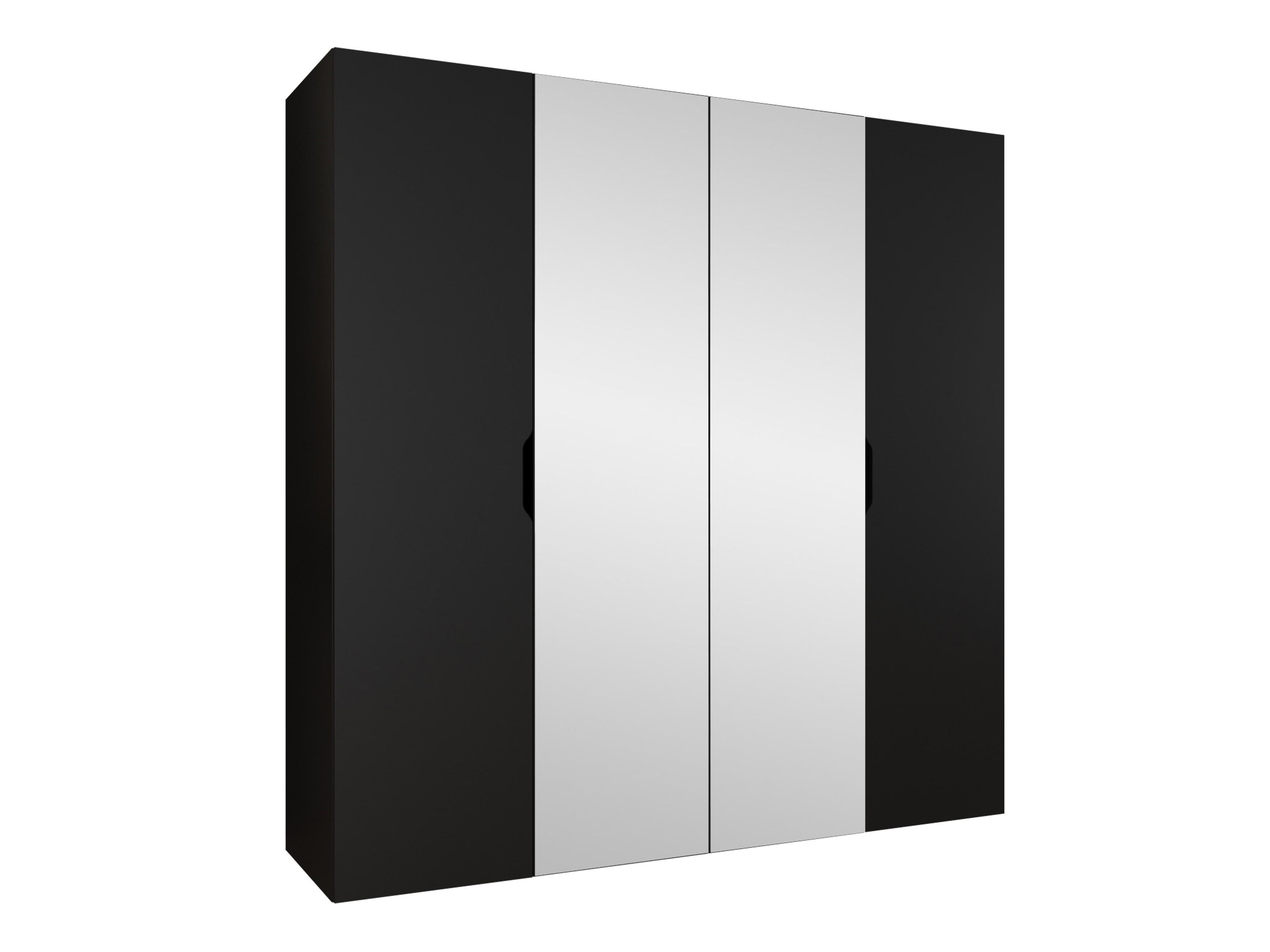 Kleiderschrank Hartford 514 (Schwarz)