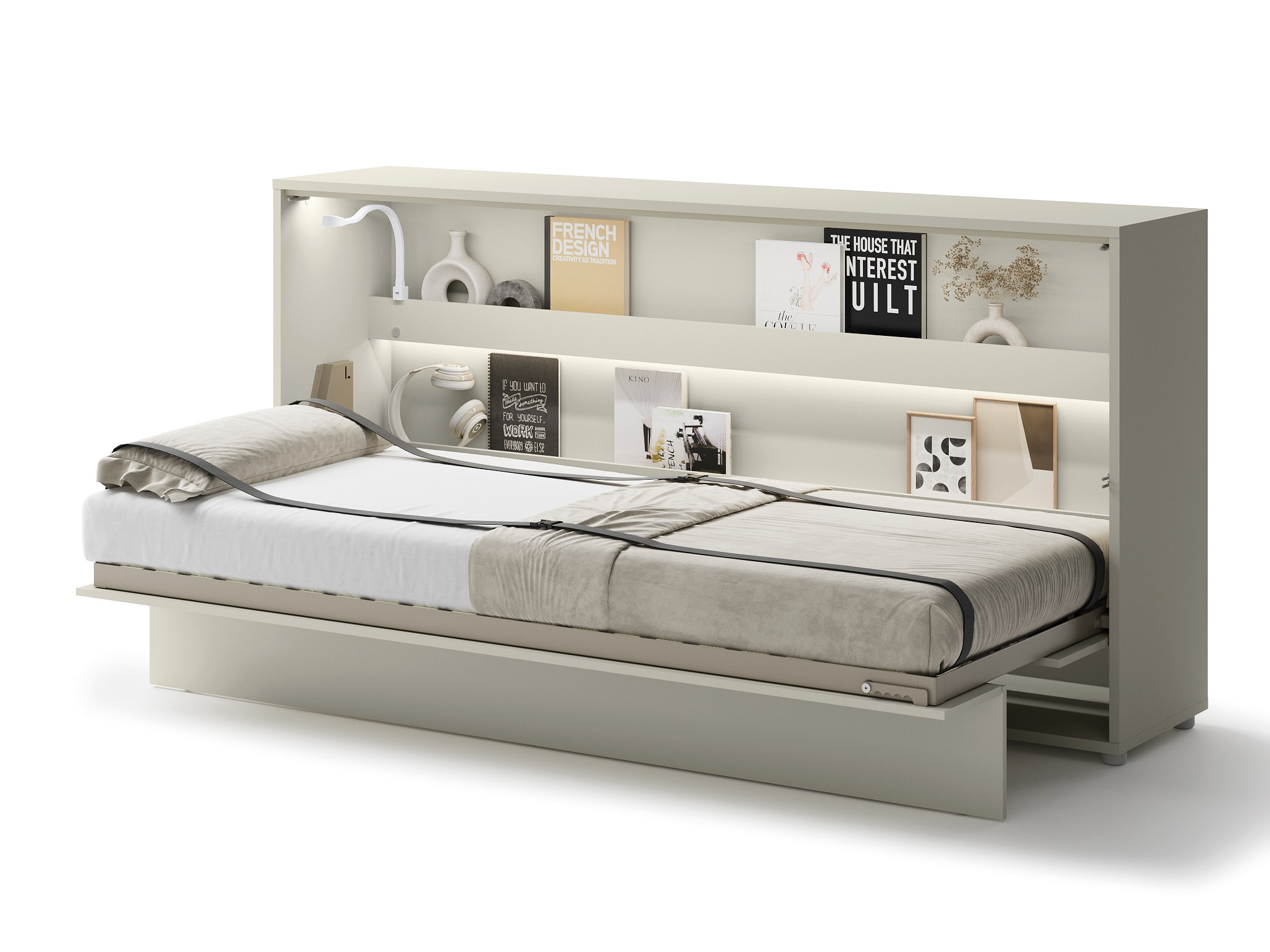 Schrankbett Concept Pro Lenart V (Kaschmir)