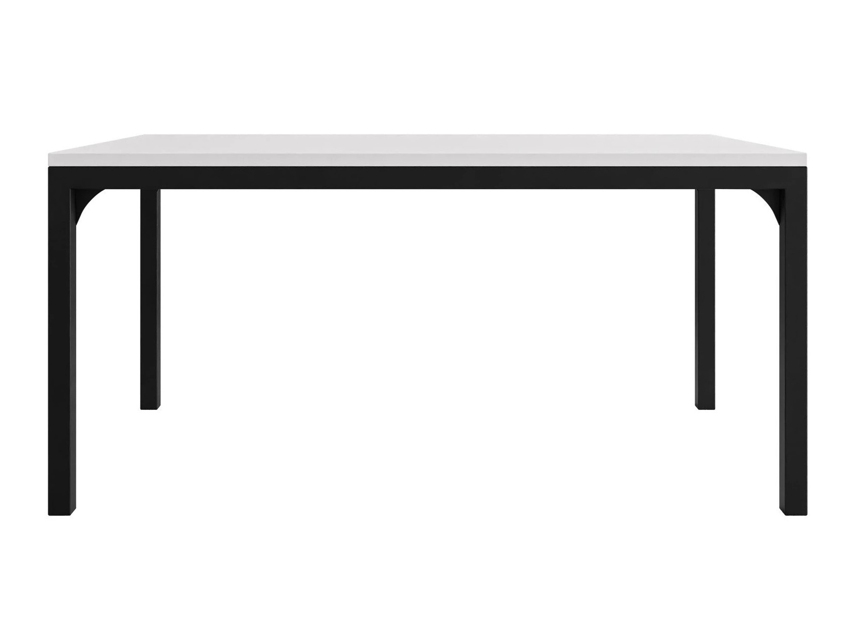 Couchtisch Oswego 138 (Weiß + Schwarz)