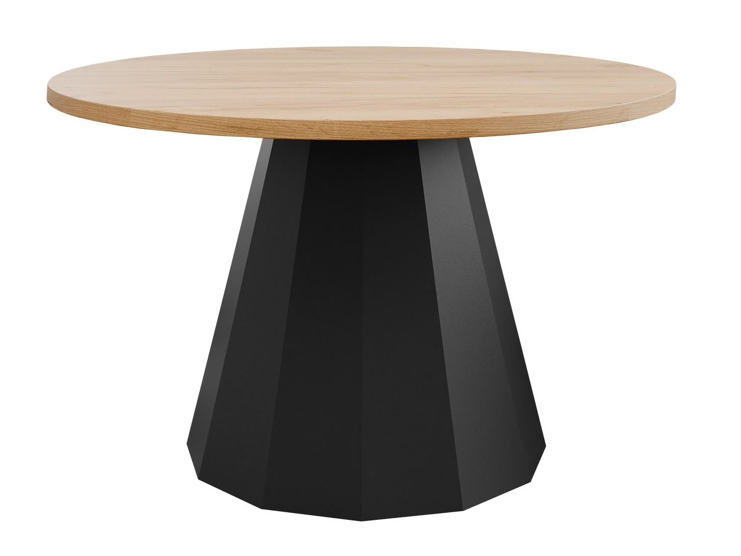 Couchtisch Oswego 139 (Schwarz + Eichenholzoptik)