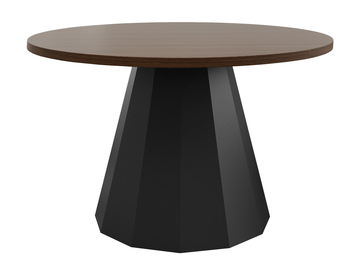 Couchtisch Oswego 139 (Schwarz + Walnussholzoptik)