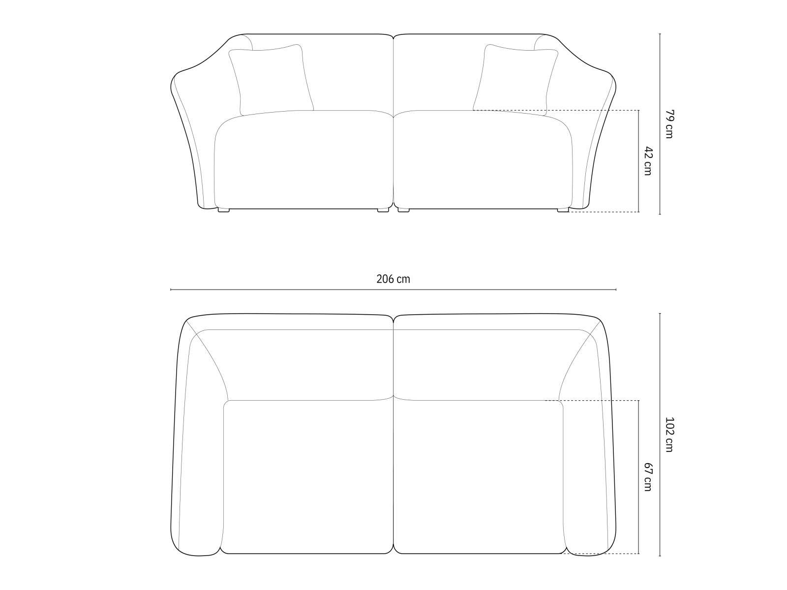 Sofa Beckley 164 (Sicuro 5)