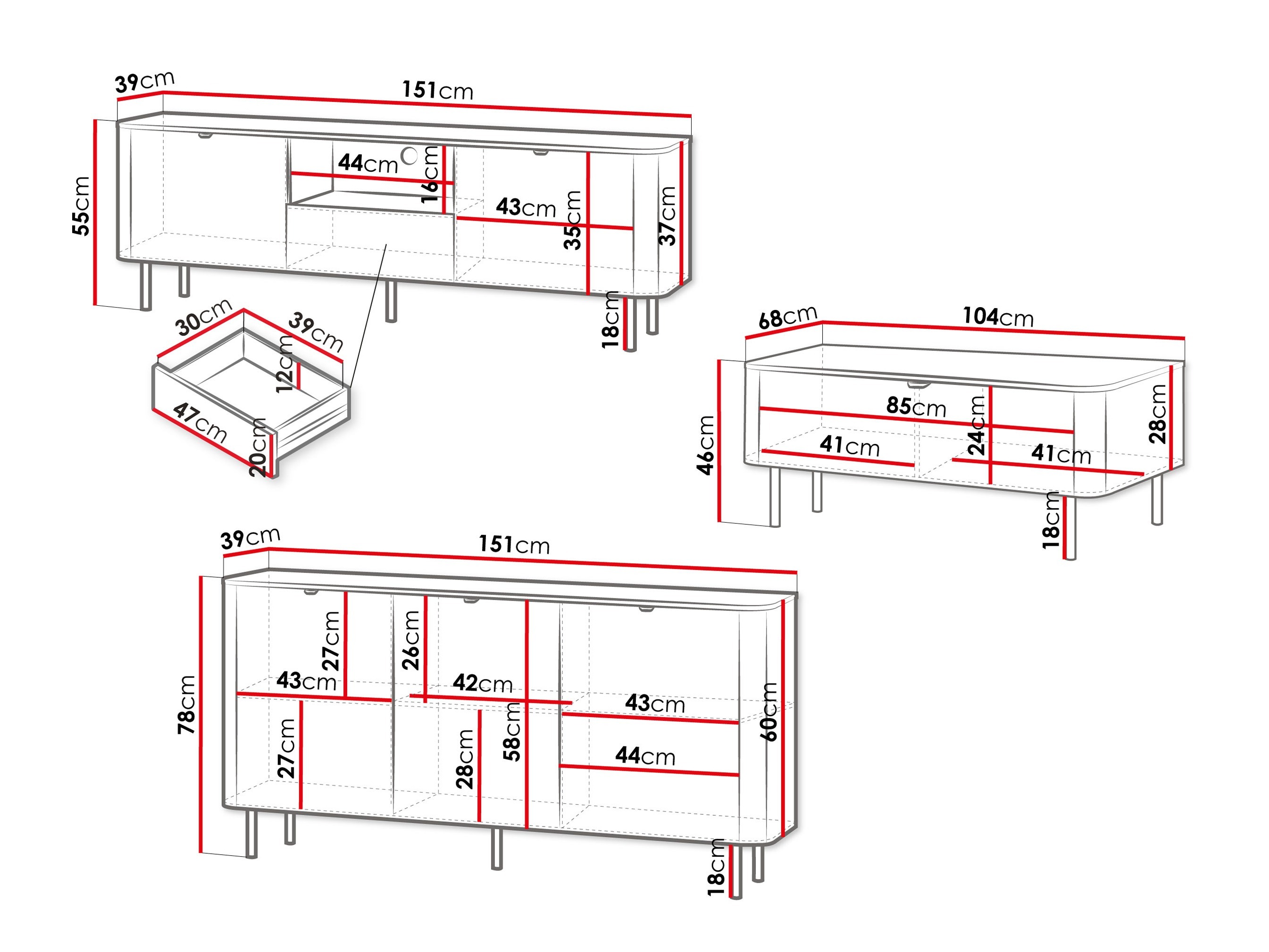 Wohnzimmer-Sets Epulos I