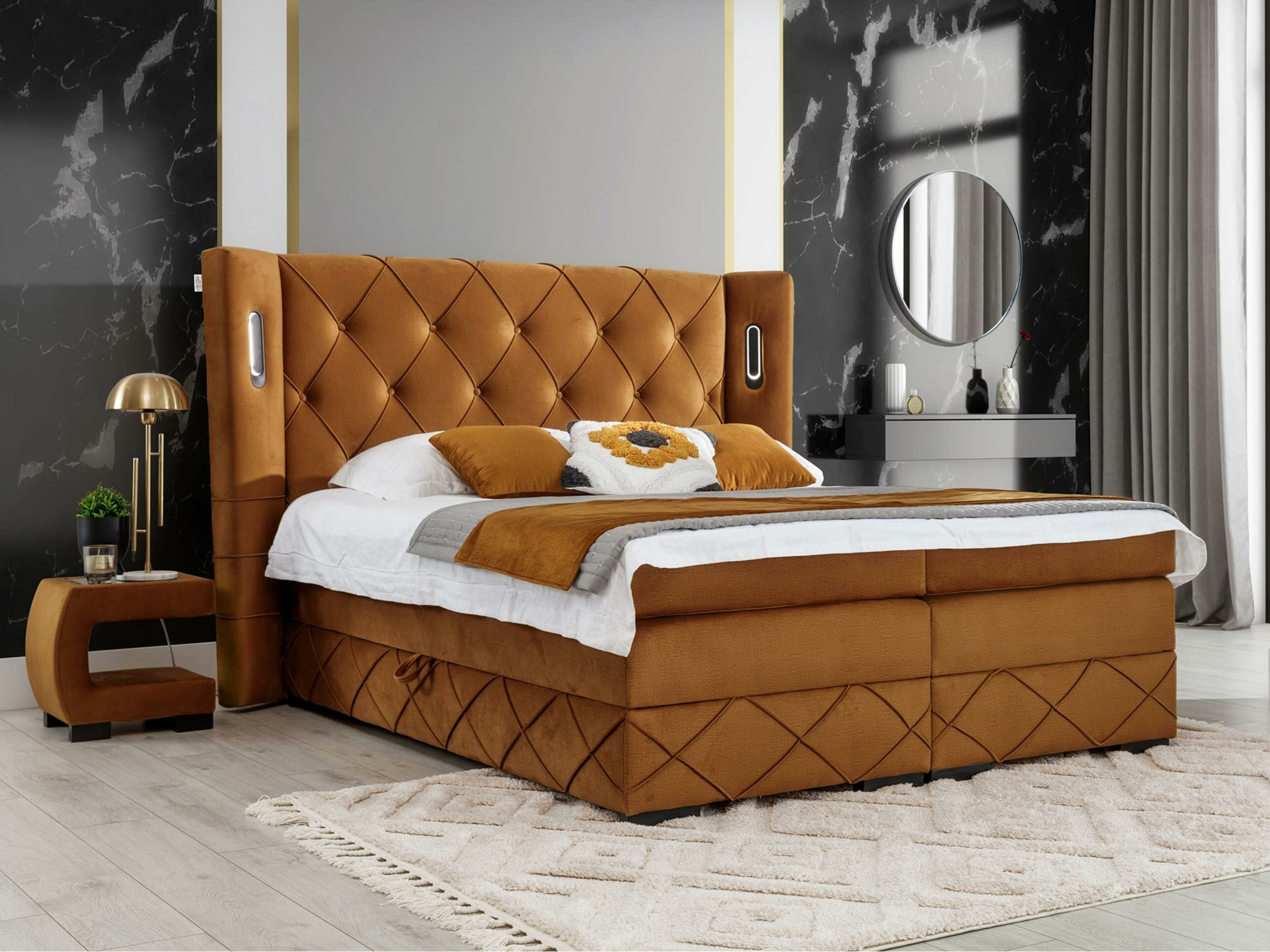 Boxspringbett Historia (Kameleon 48)