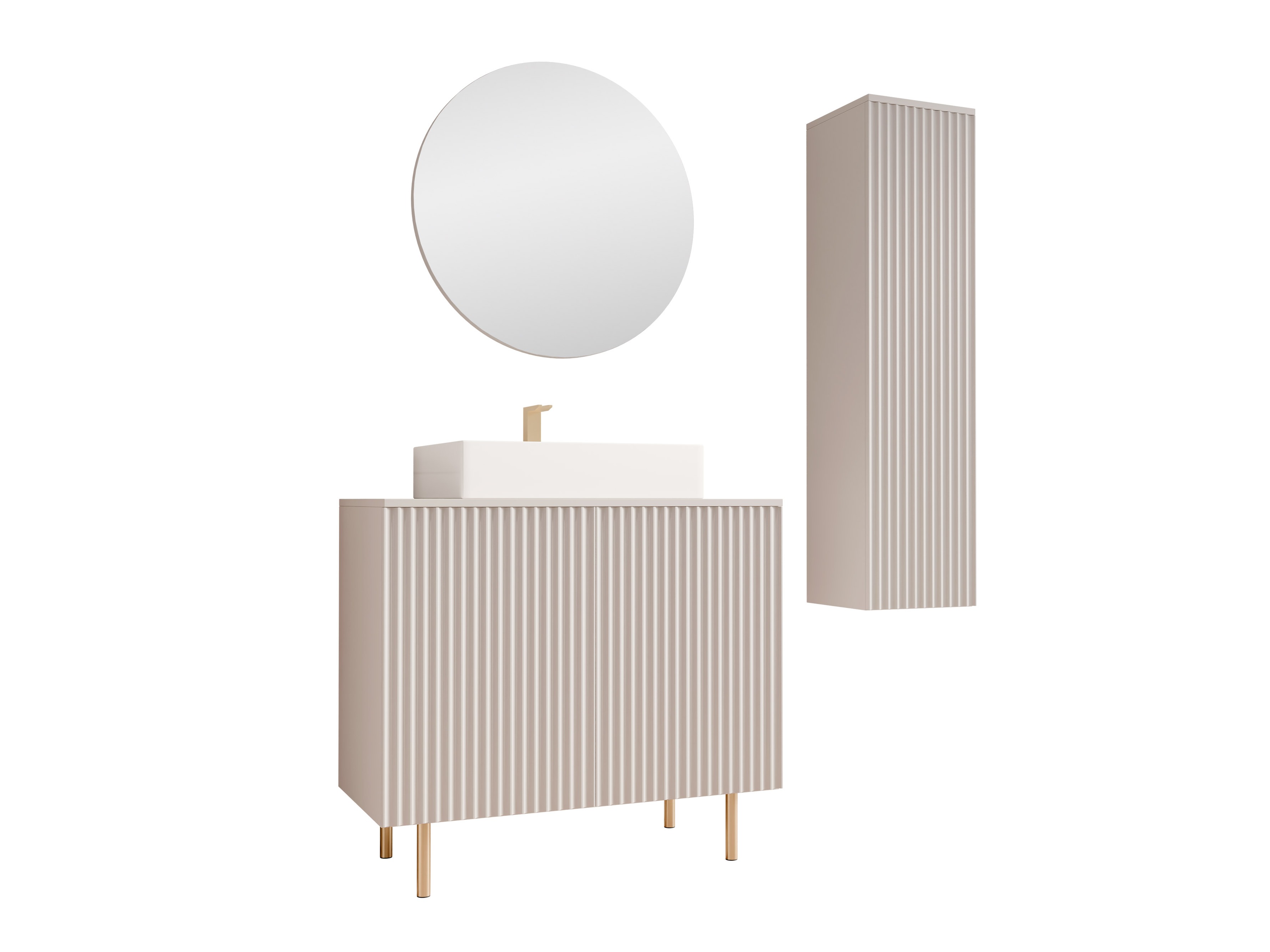 Badezimmer-Set Decus II (Kaschmir)