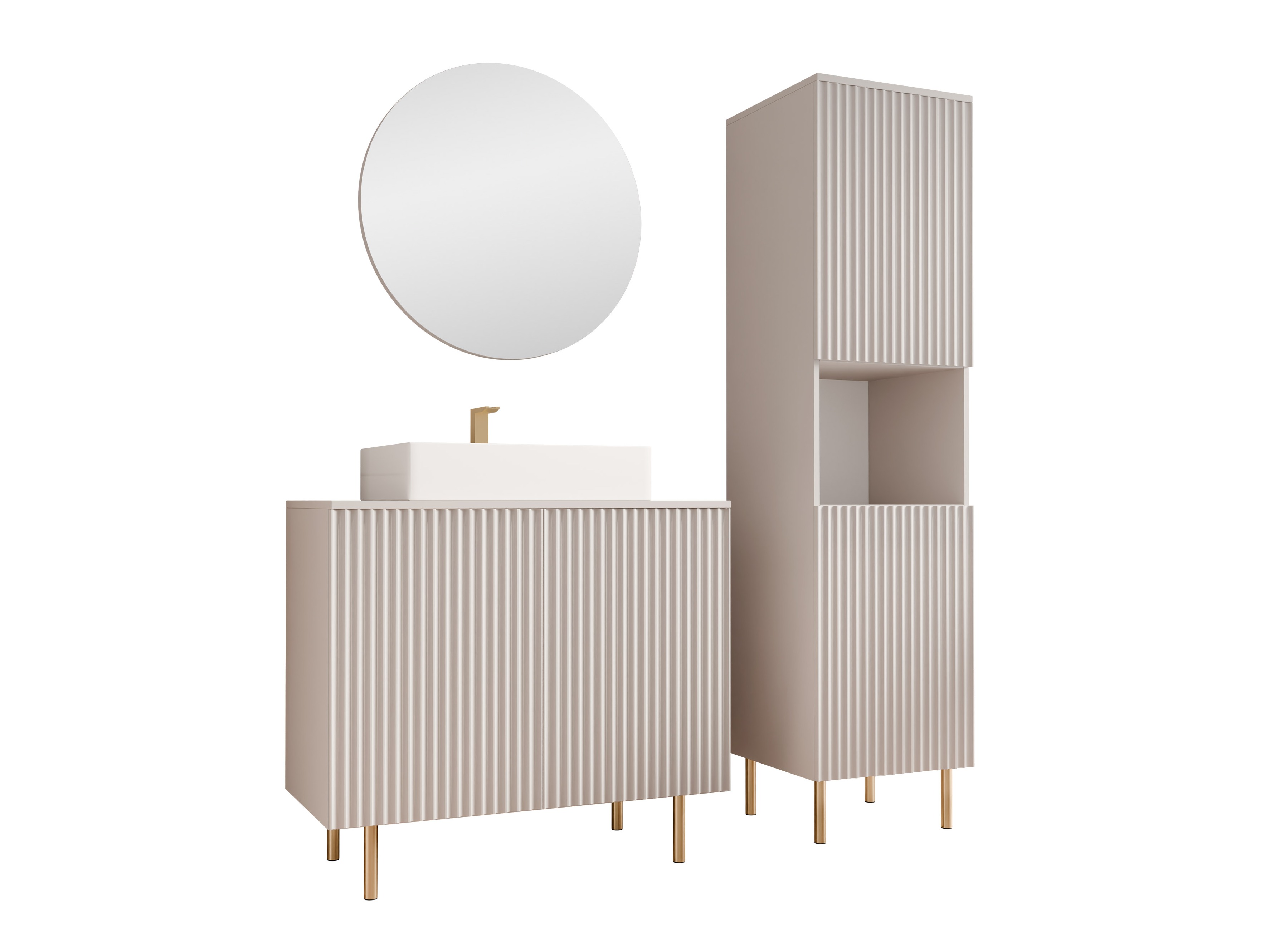 Badezimmer-Set Decus III (Kaschmir)